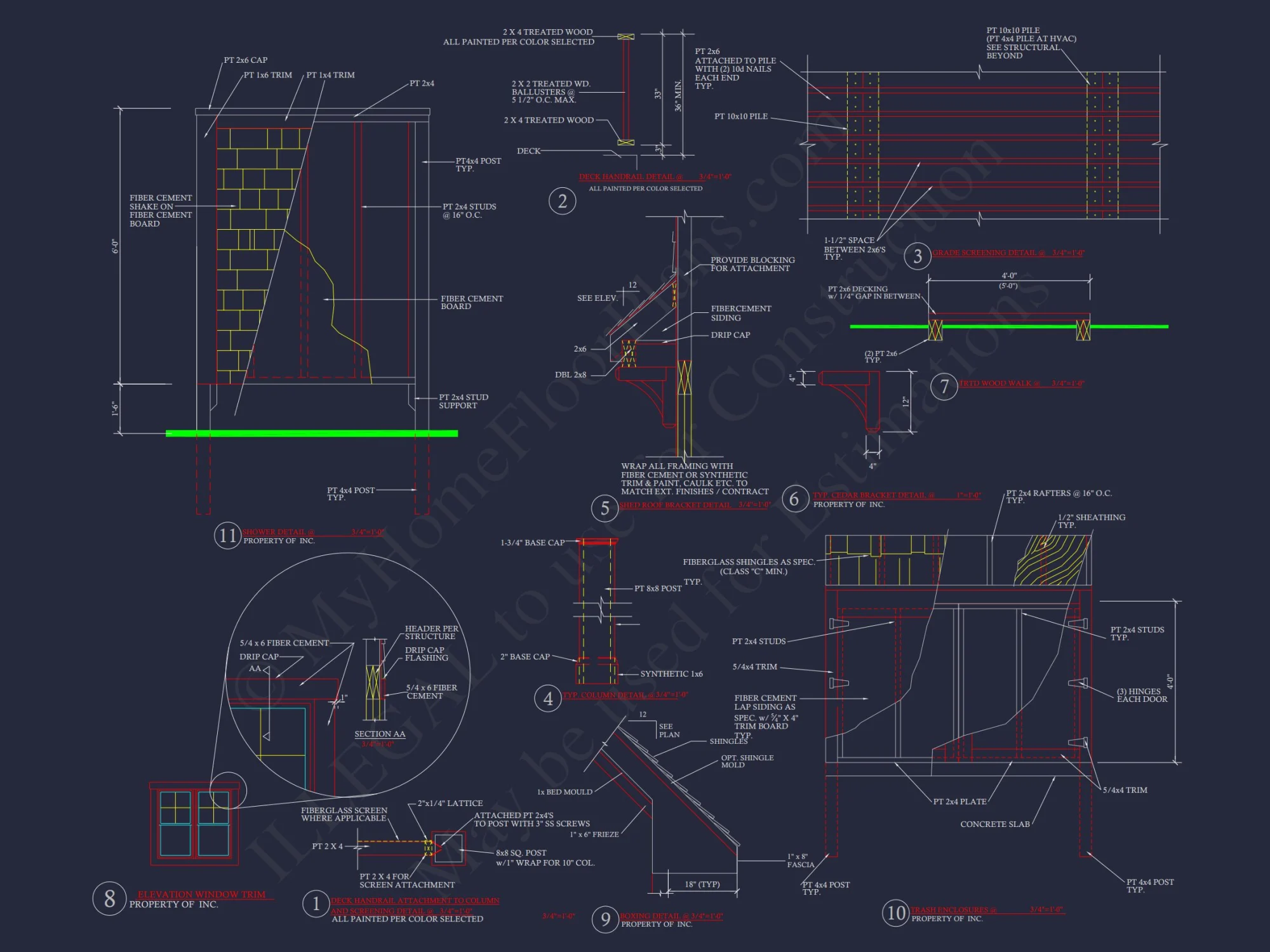 Modern Detached Garage Floor Plan for Small Vehicles