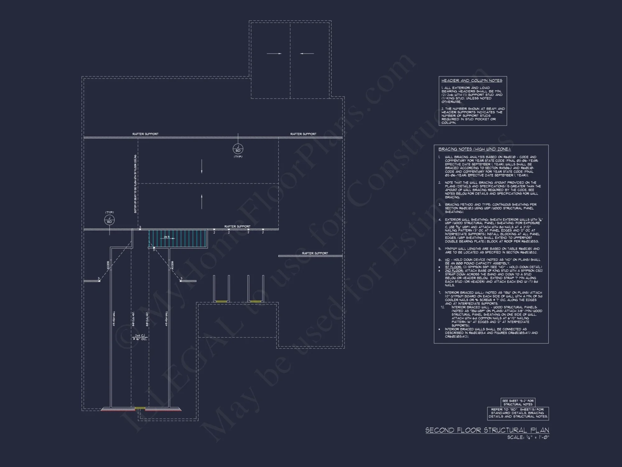 Detached Garage house Blueprint with Workshop Design