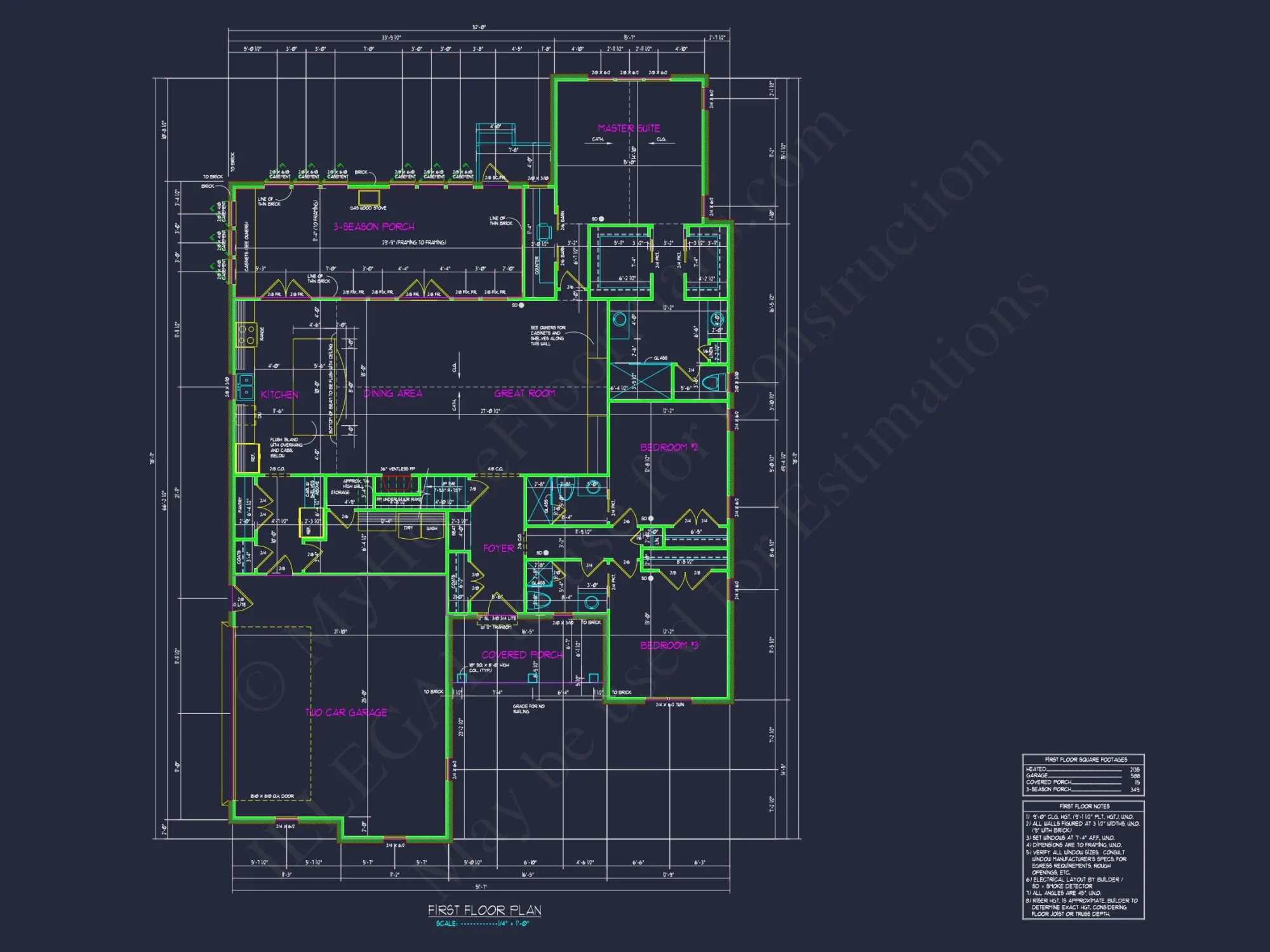 Detached Garage house Blueprint with Workshop Design