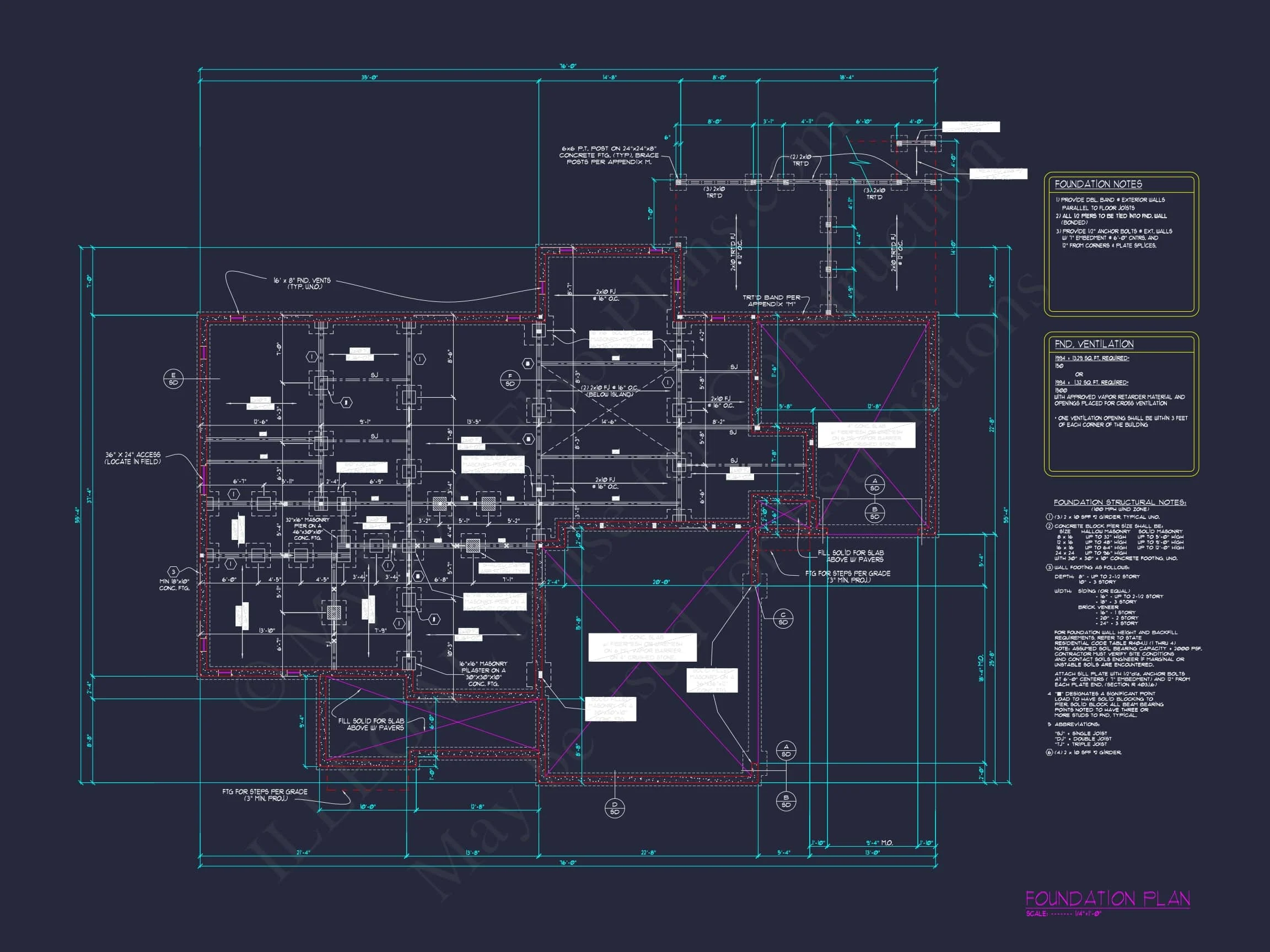 Modern Traditional house Plan with Detailed Blueprint Designs