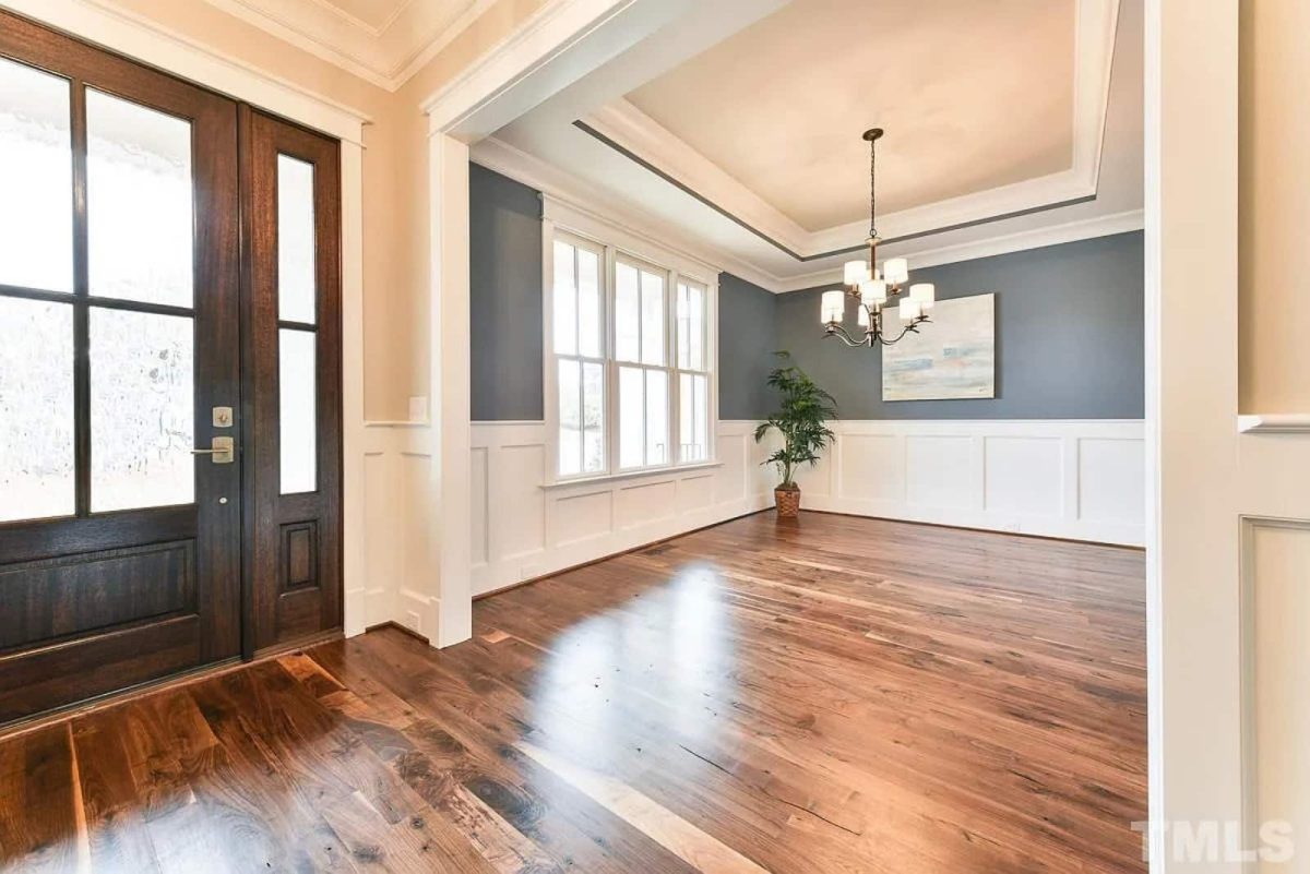 Modern Colonial house Blueprint with 6 Beds & 7 Baths