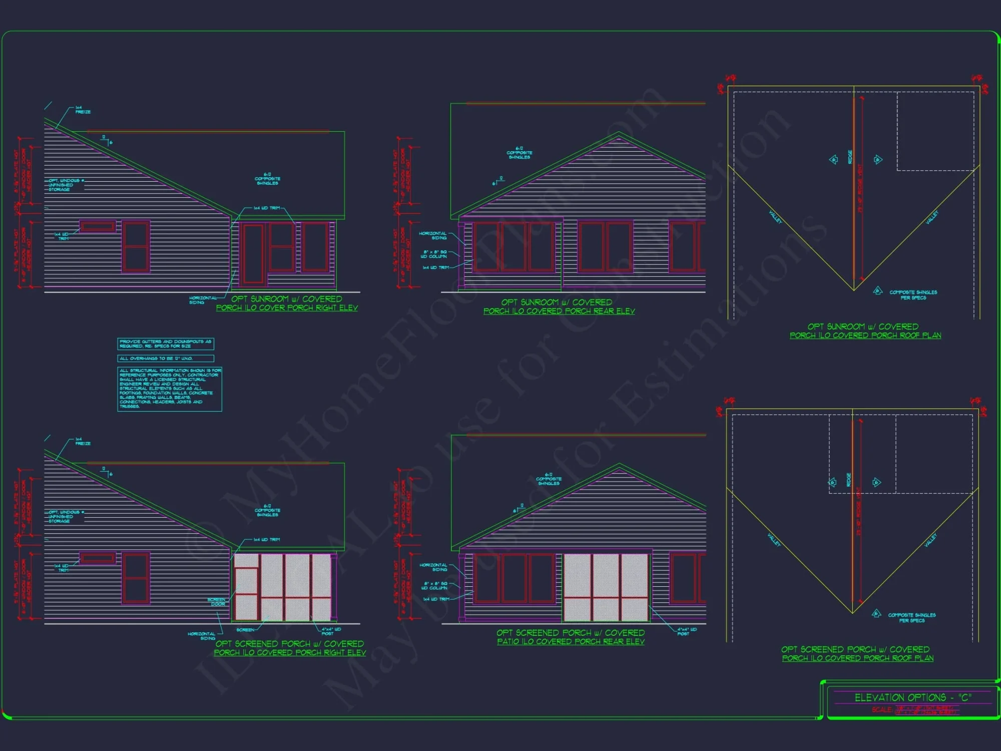 Elegant house Plan: Detailed Floor Plans with CAD Designs