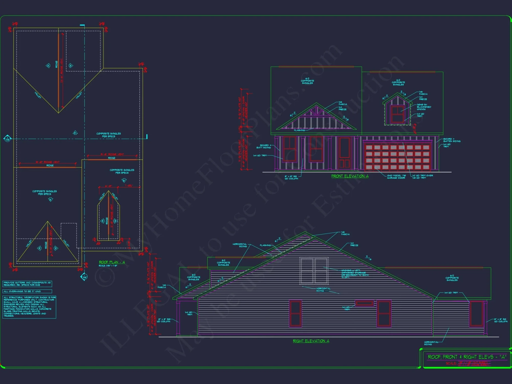Elegant house Plan: Detailed Floor Plans with CAD Designs
