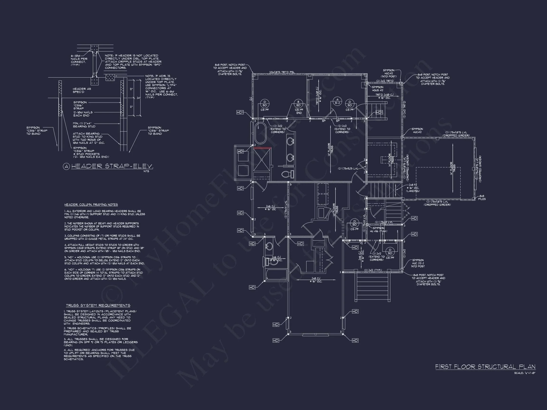 14-1799 HOUSE PLAN - Coastal House Plan Blueprint: 2 Story CAD Architecture Designs 11 Coastal house Plan Blueprint: 2 Story CAD Architecture Designs