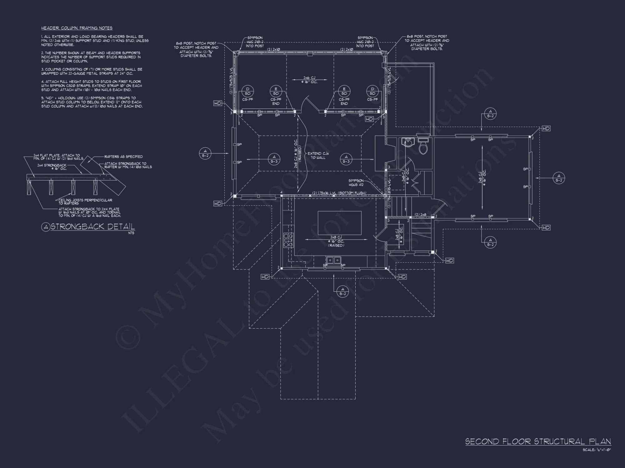 Coastal house Plan Blueprint: 2 Story CAD Architecture Designs