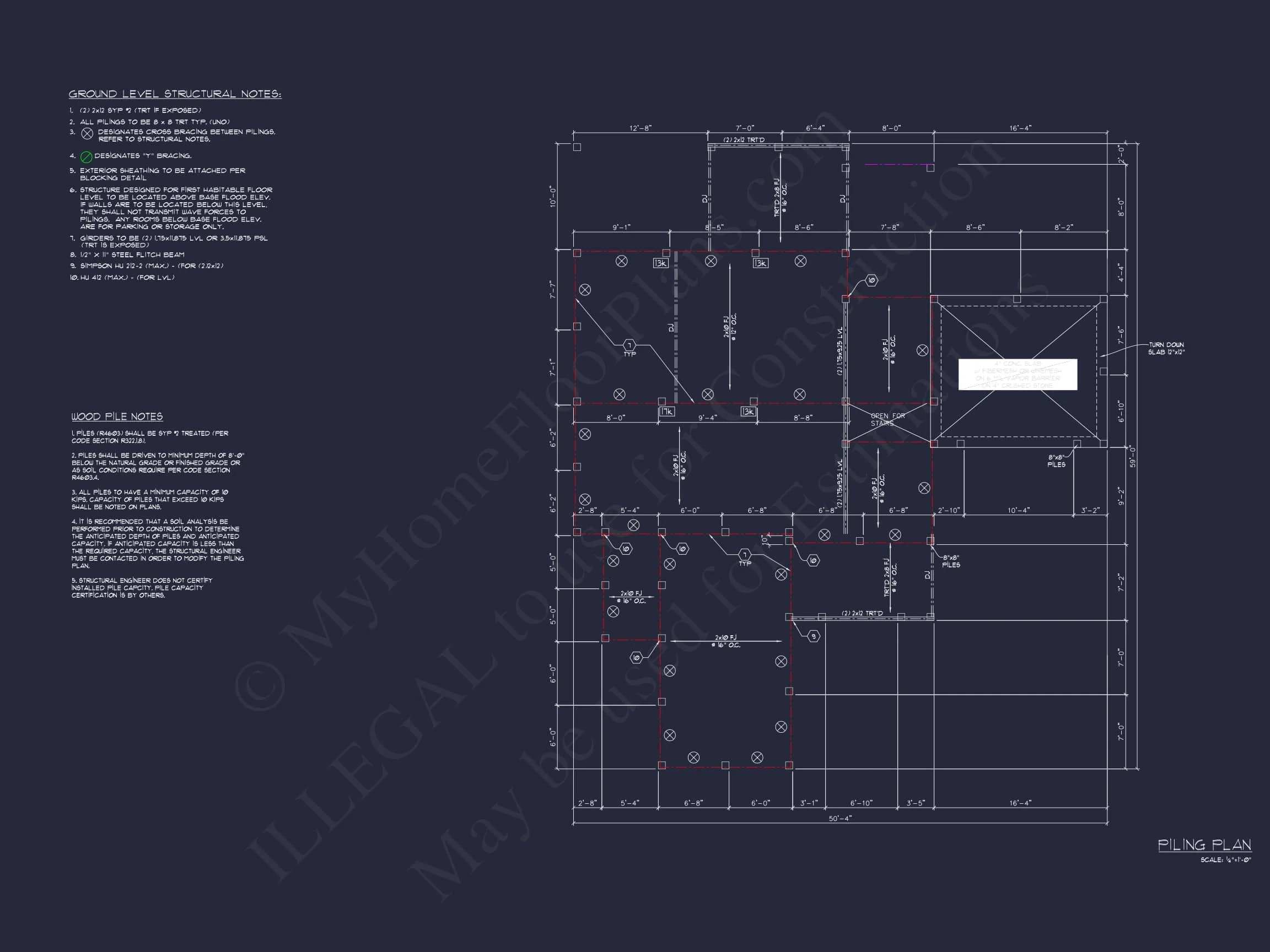 14-1799 HOUSE PLAN - Coastal House Plan Blueprint: 2 Story CAD Architecture Designs 10 Coastal house Plan Blueprint: 2 Story CAD Architecture Designs