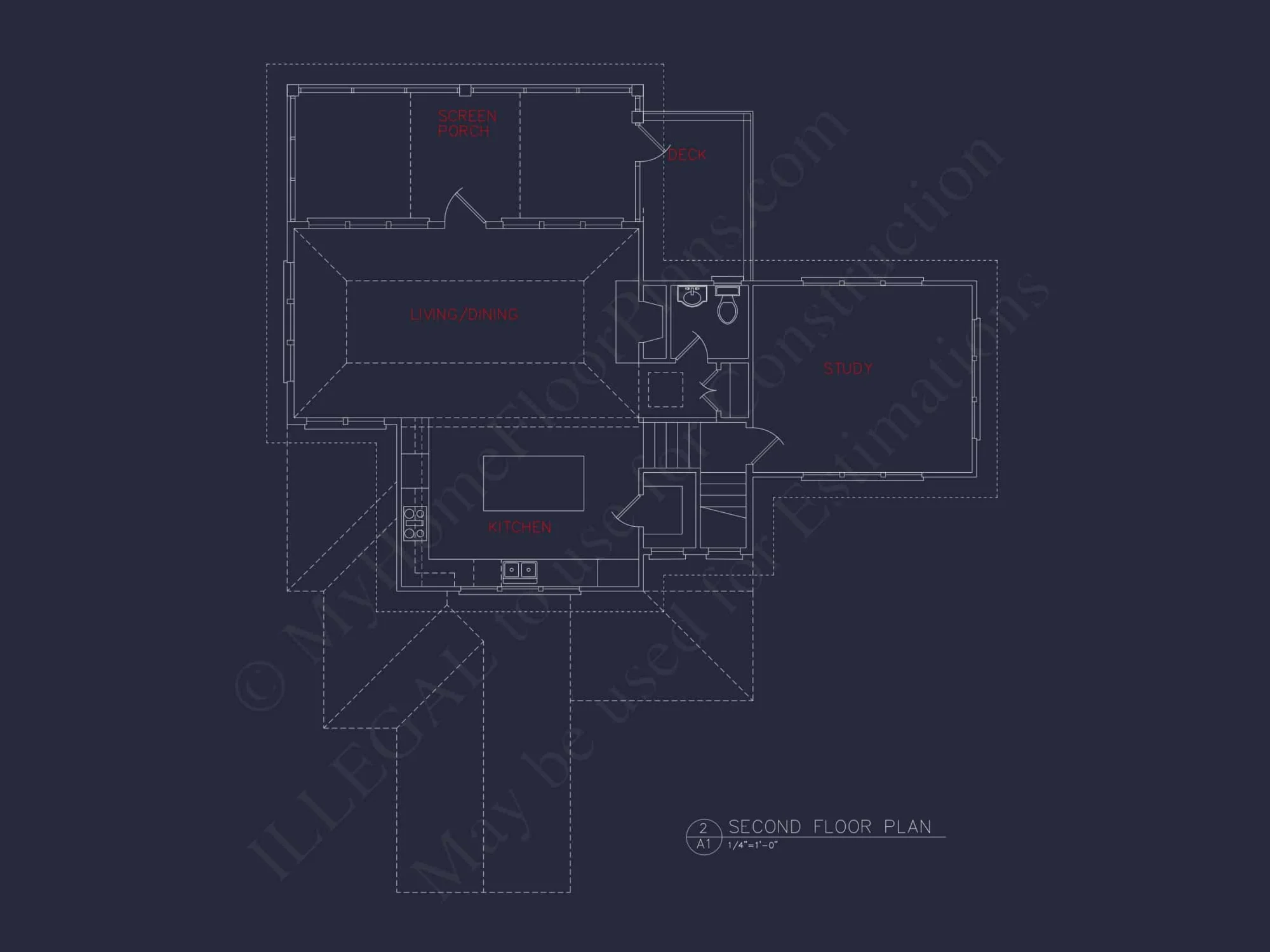 Coastal house Plan Blueprint: 2 Story CAD Architecture Designs