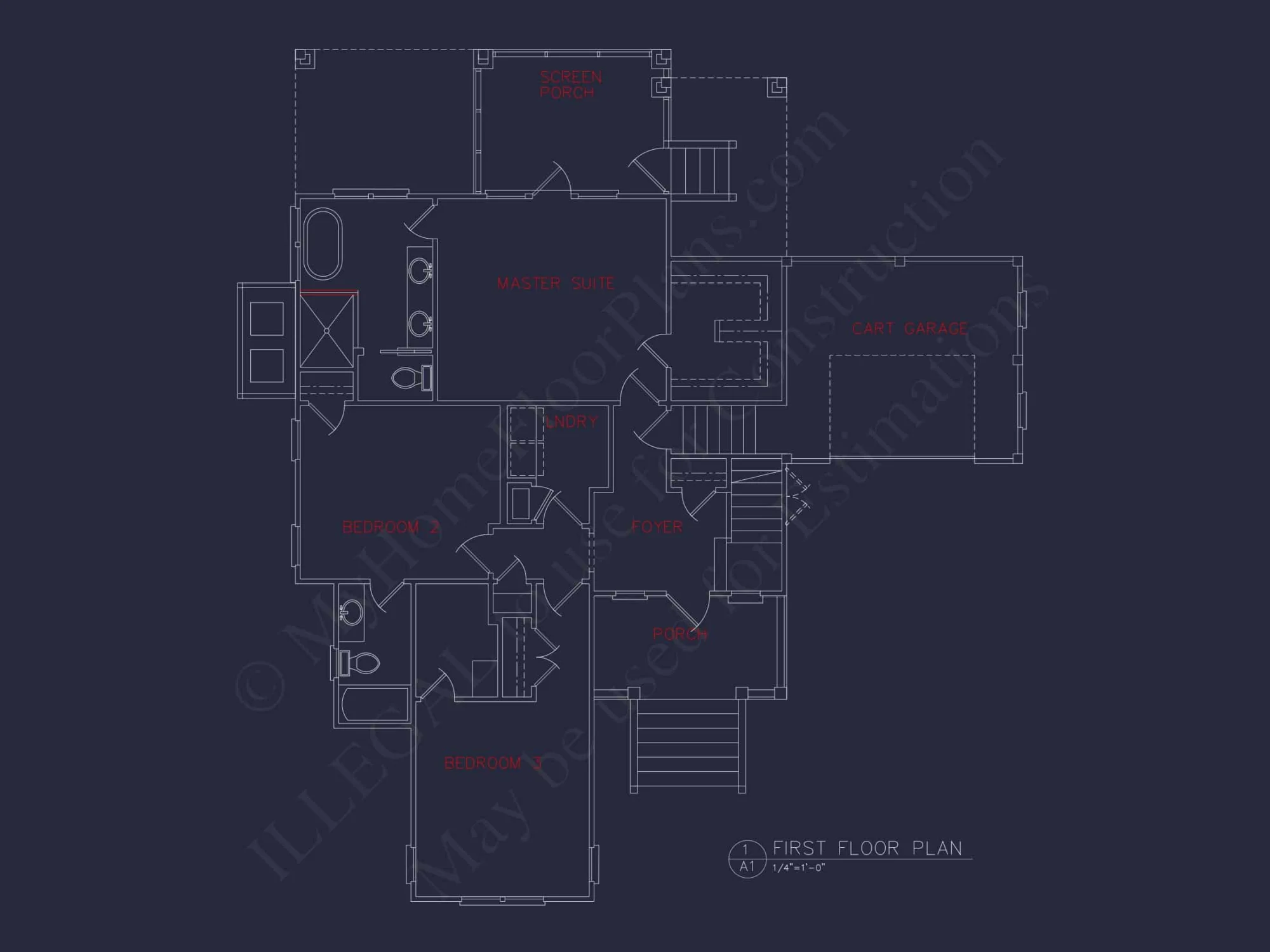 Coastal house Plan Blueprint: 2 Story CAD Architecture Designs