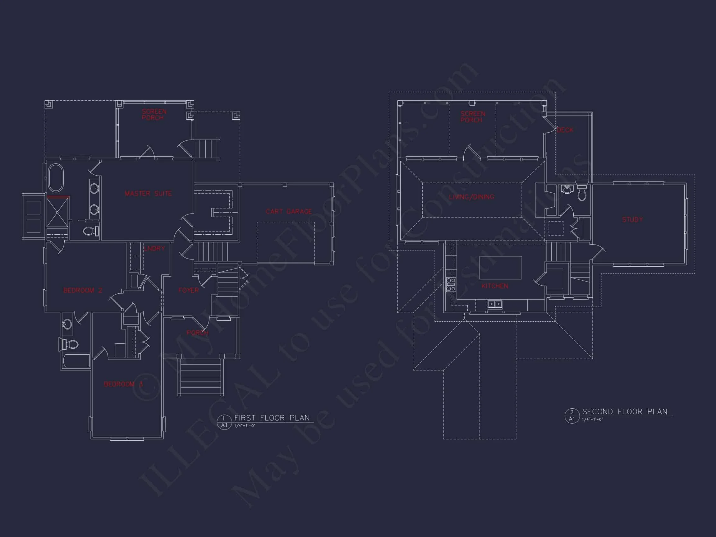 14-1799 HOUSE PLAN - Coastal House Plan Blueprint: 2 Story CAD Architecture Designs 3 Coastal house Plan Blueprint: 2 Story CAD Architecture Designs