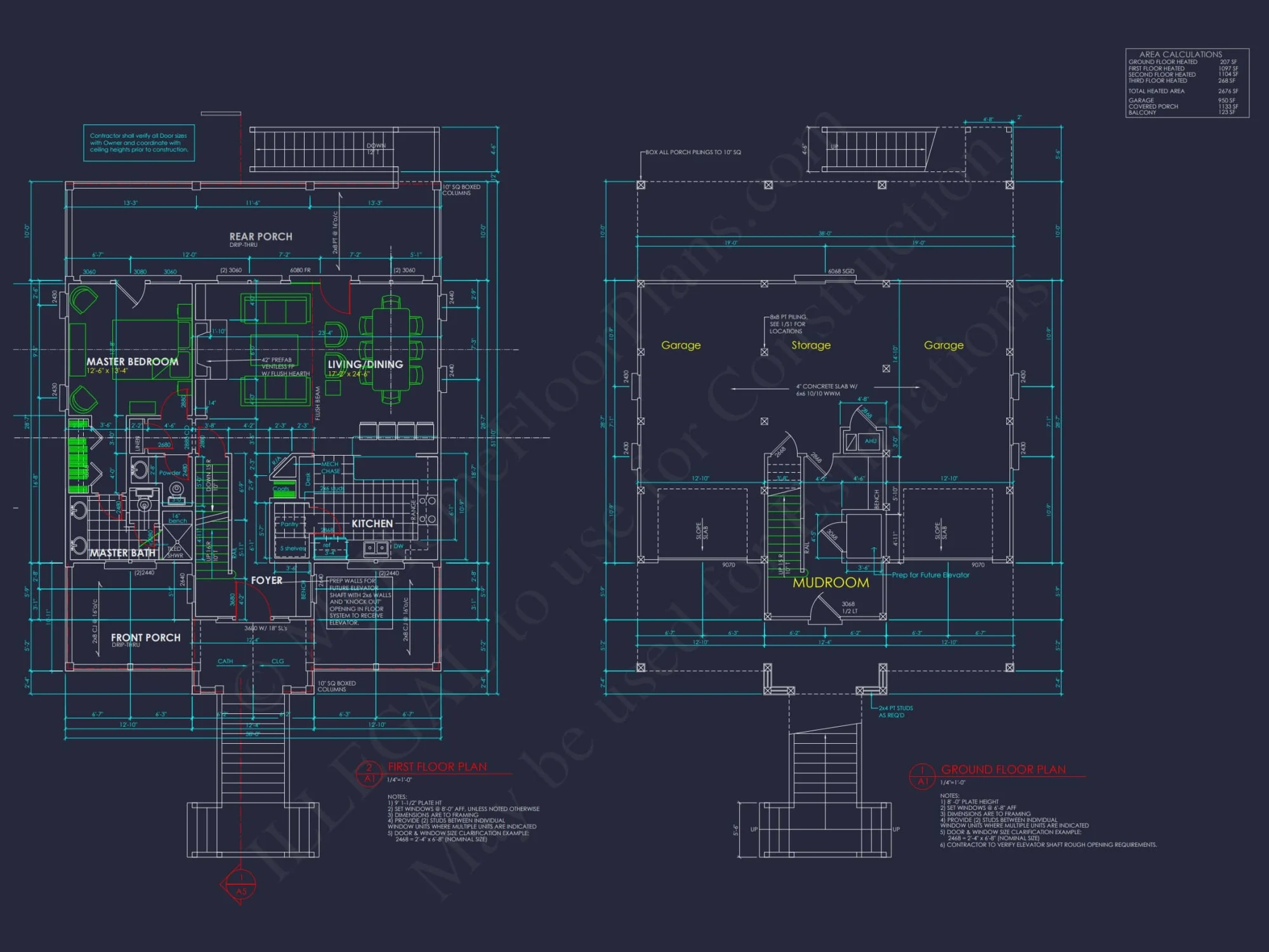 Stunning Beach house Plan with CAD and Architecture Designs