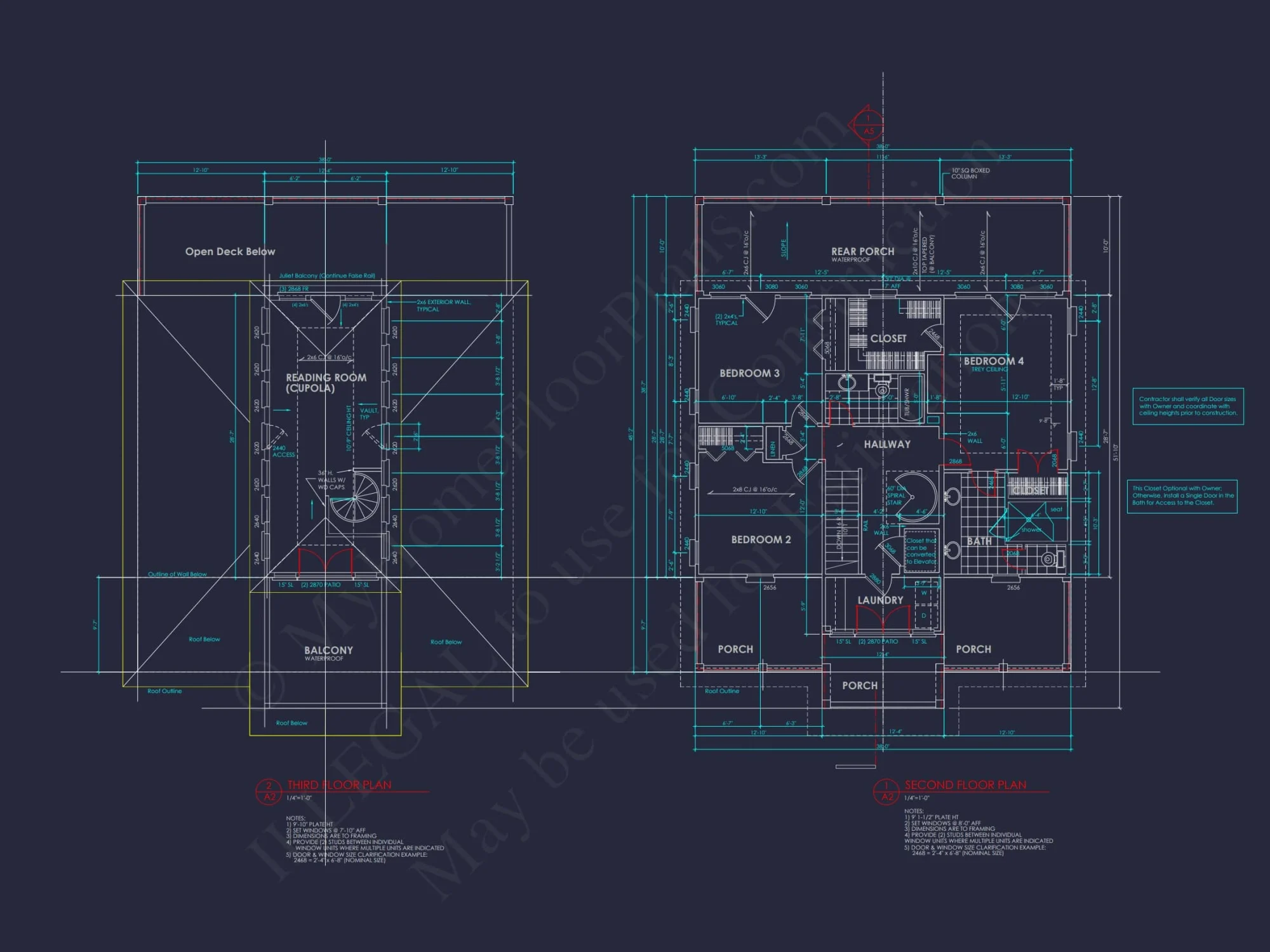 Stunning Beach house Plan with CAD and Architecture Designs