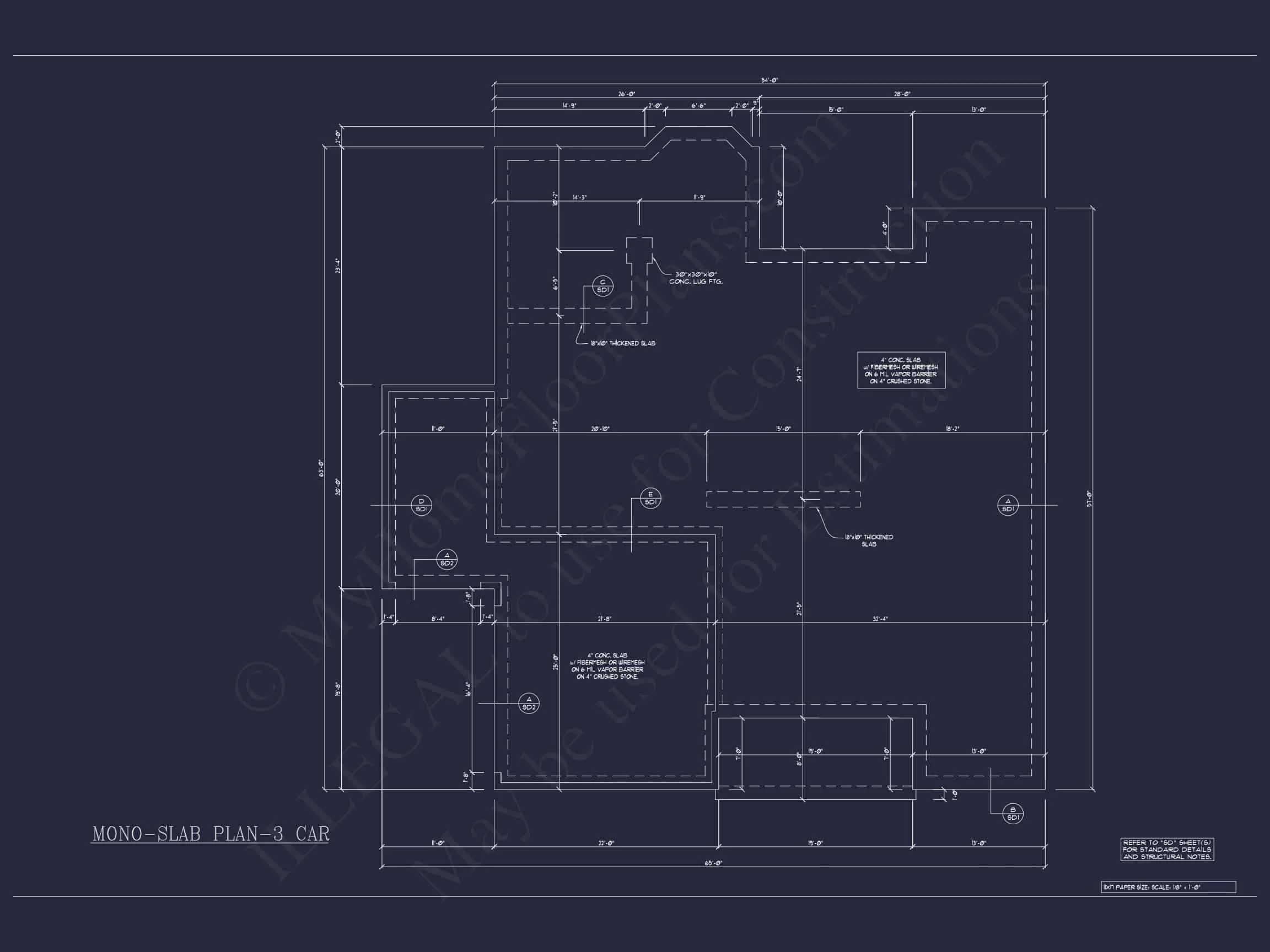 Dream Colonial house Floor Plan: 2-Story Blueprint & CAD Designs