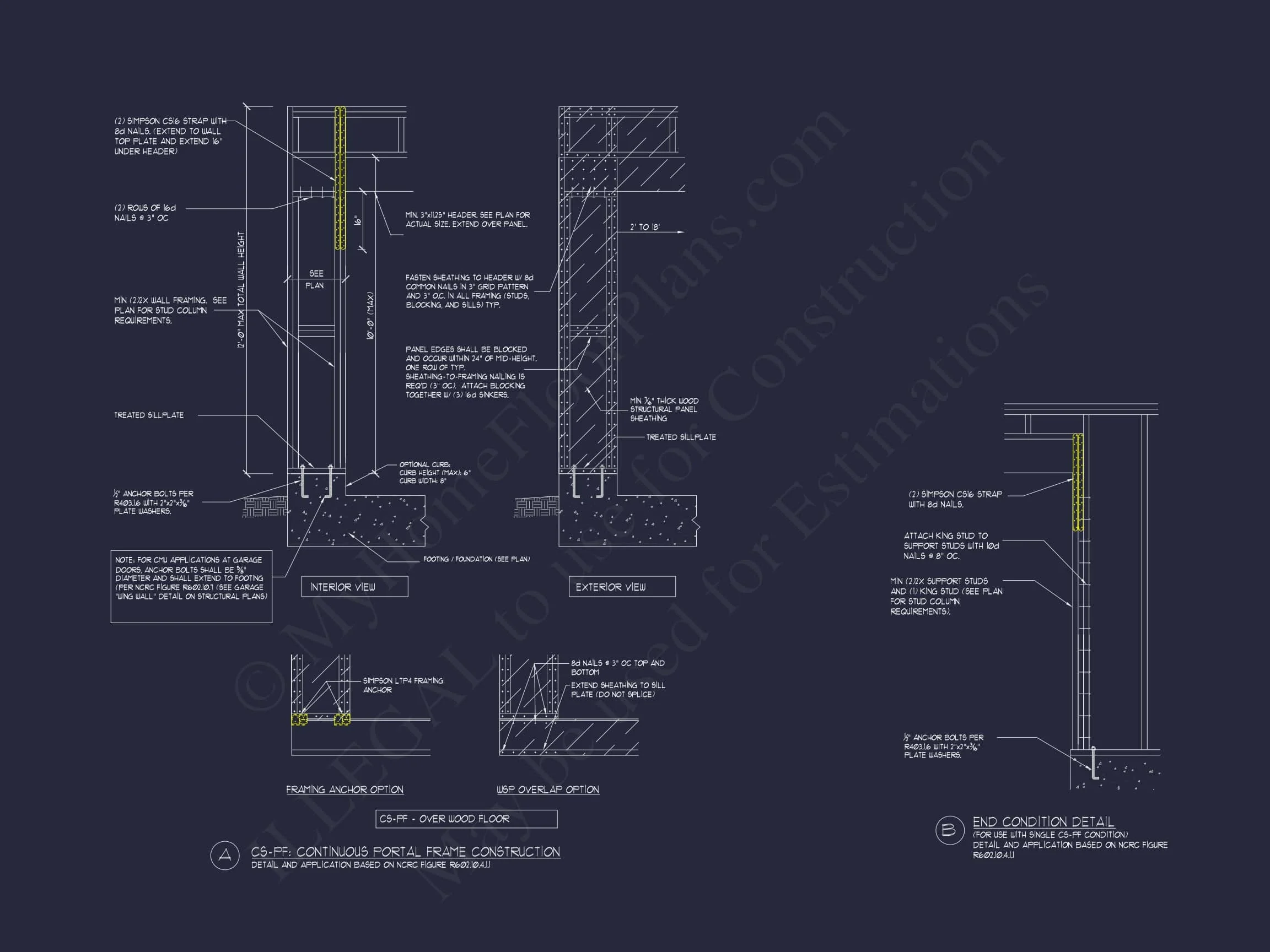 Dream Colonial house Floor Plan: 2-Story Blueprint & CAD Designs