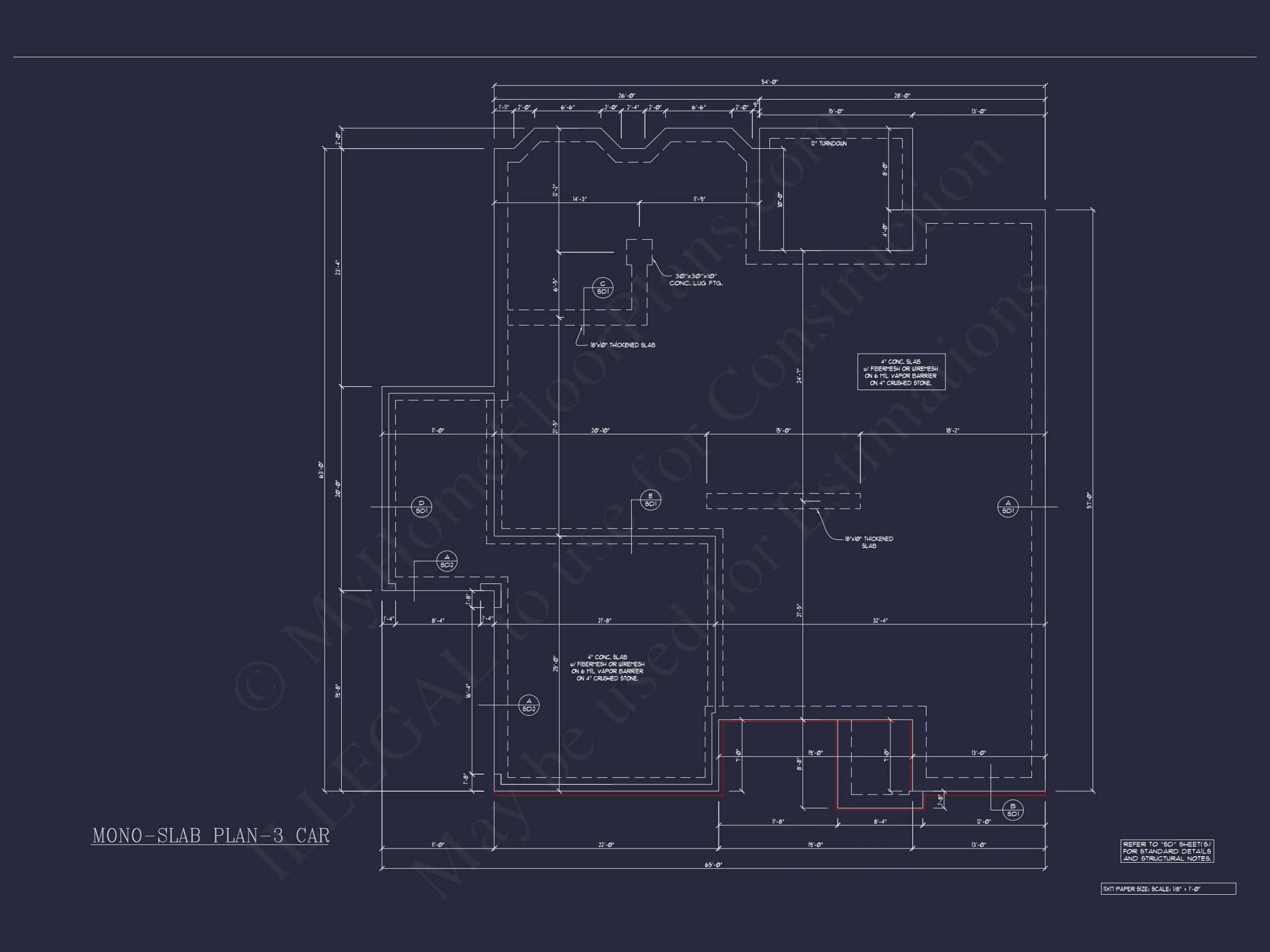 Dream Colonial house Floor Plan: 2-Story Blueprint & CAD Designs