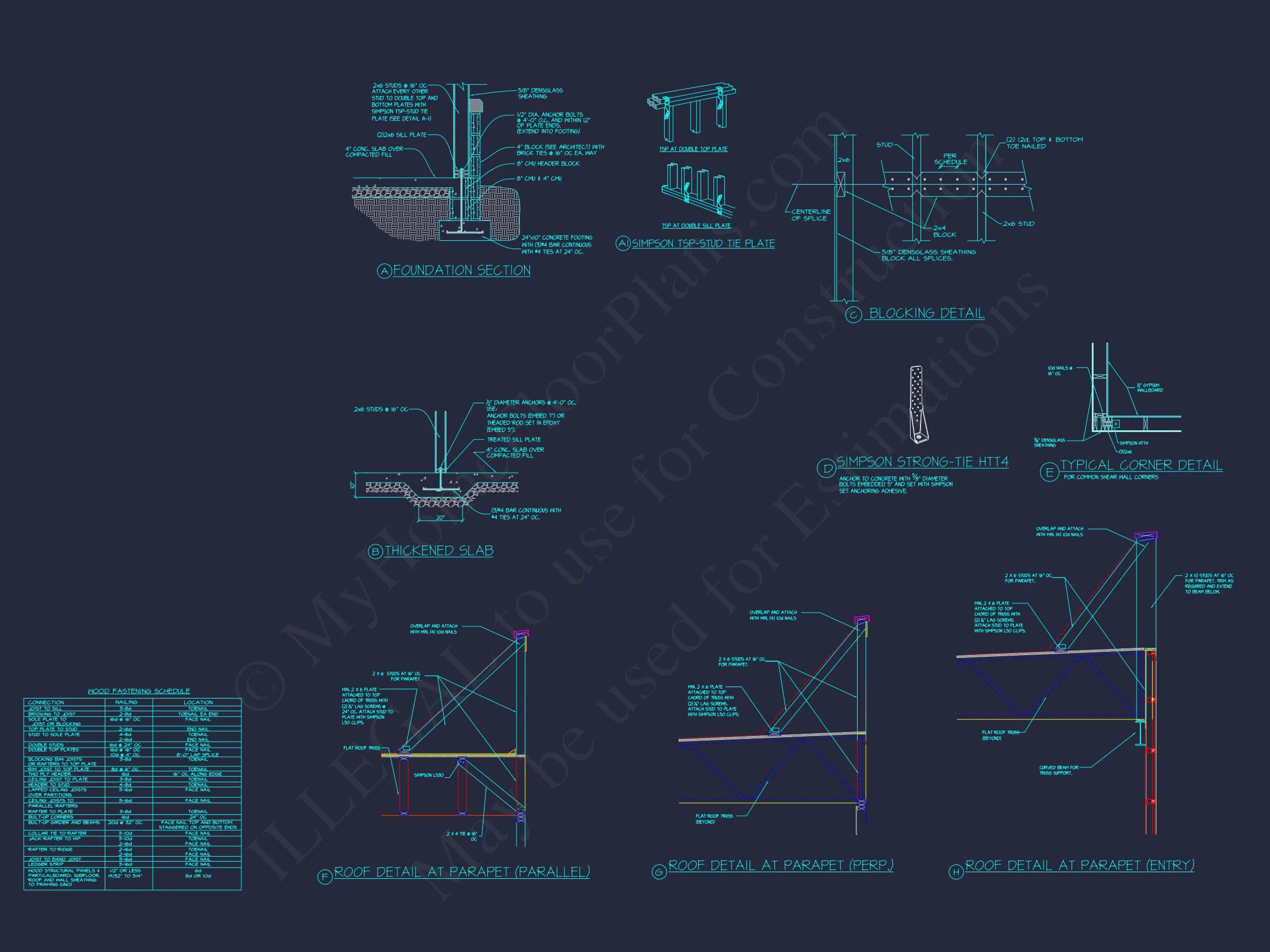 Medical Complex Floor Plan: 7134 Sq Ft Blueprint