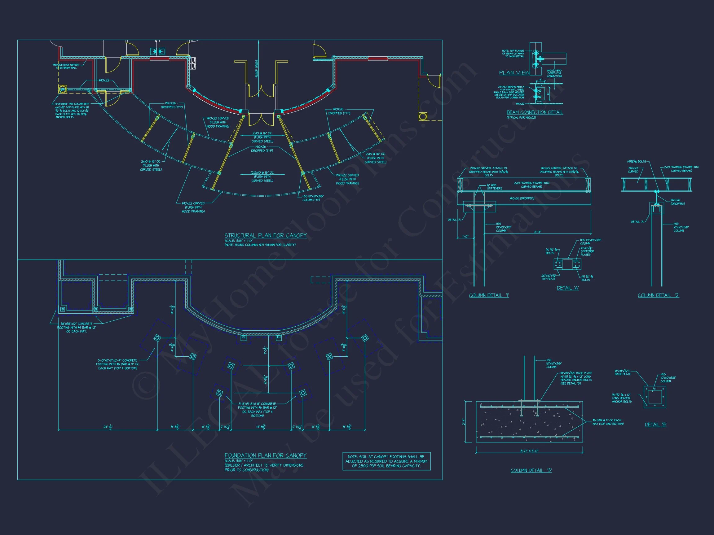 Medical Complex Floor Plan: 7134 Sq Ft Blueprint