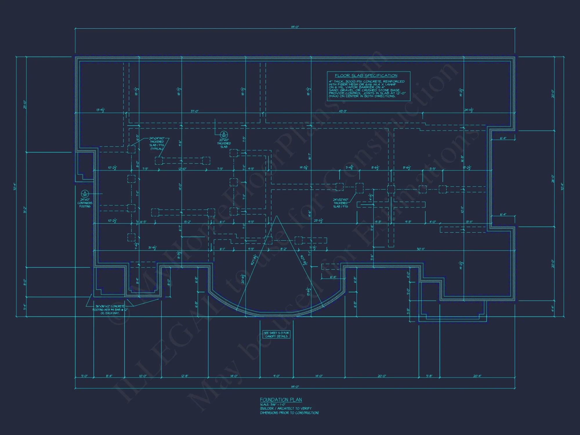 Medical Complex Floor Plan: 7134 Sq Ft Blueprint
