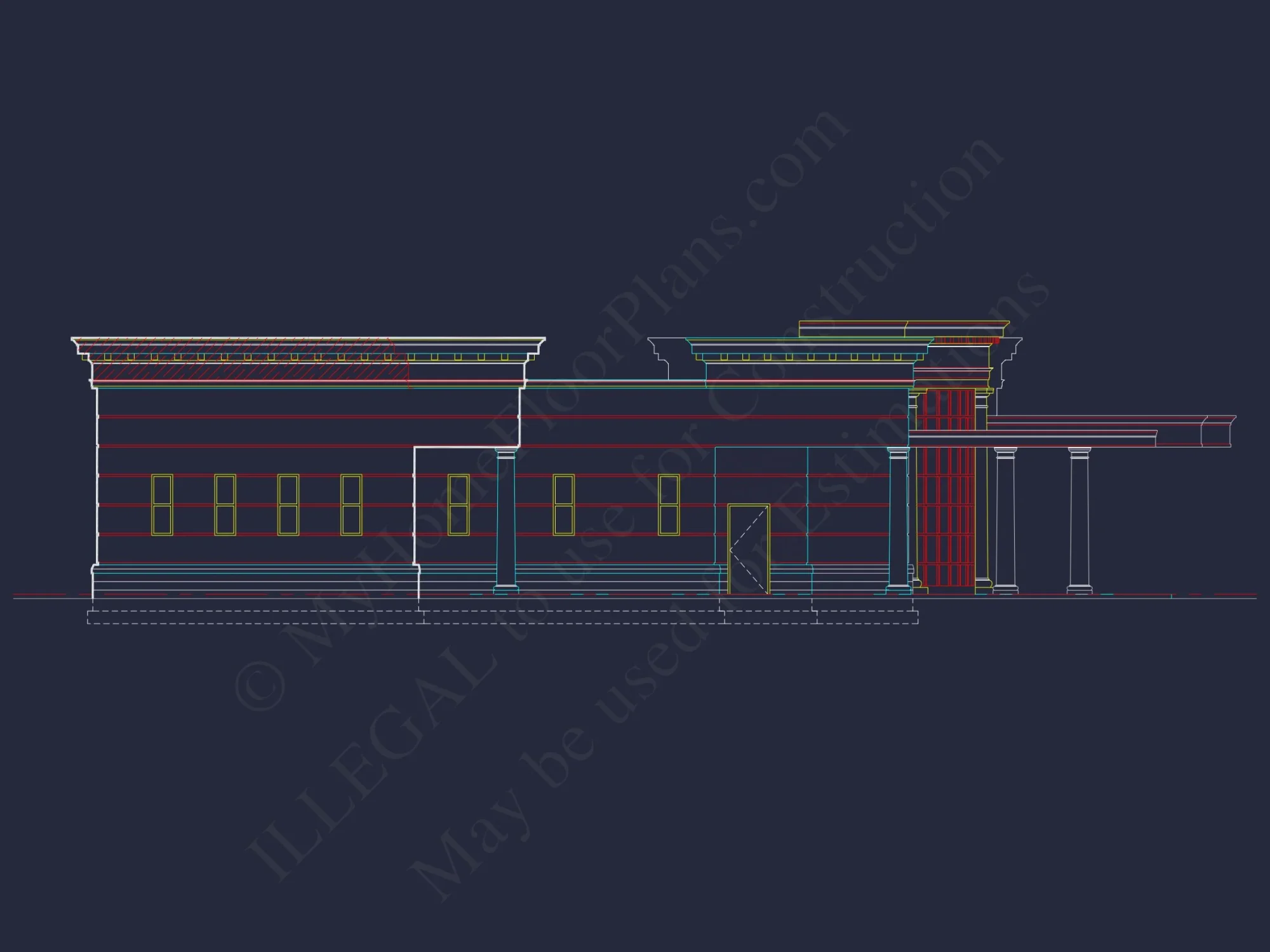 Medical Complex Floor Plan: 7134 Sq Ft Blueprint