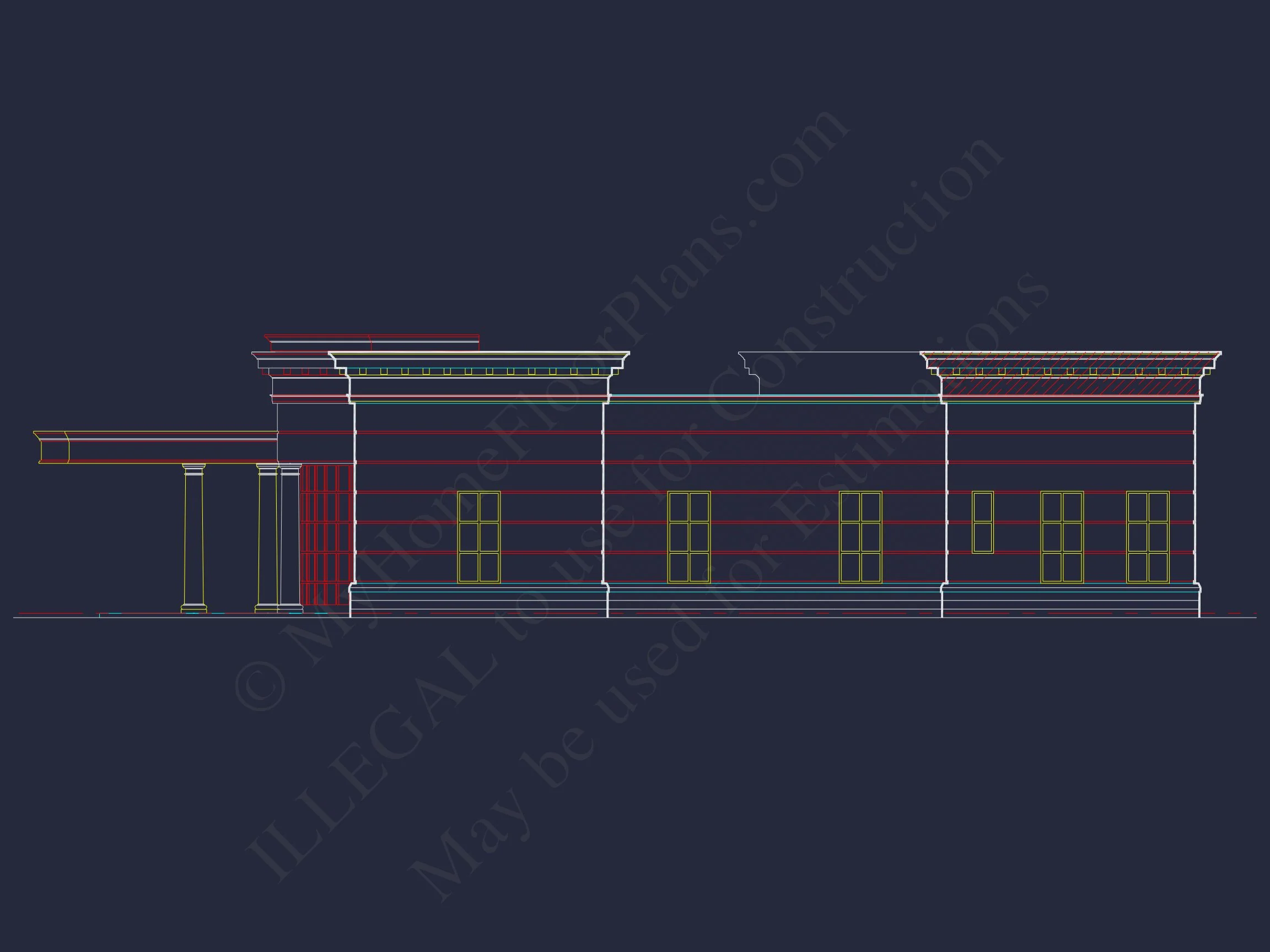 Medical Complex Floor Plan: 7134 Sq Ft Blueprint