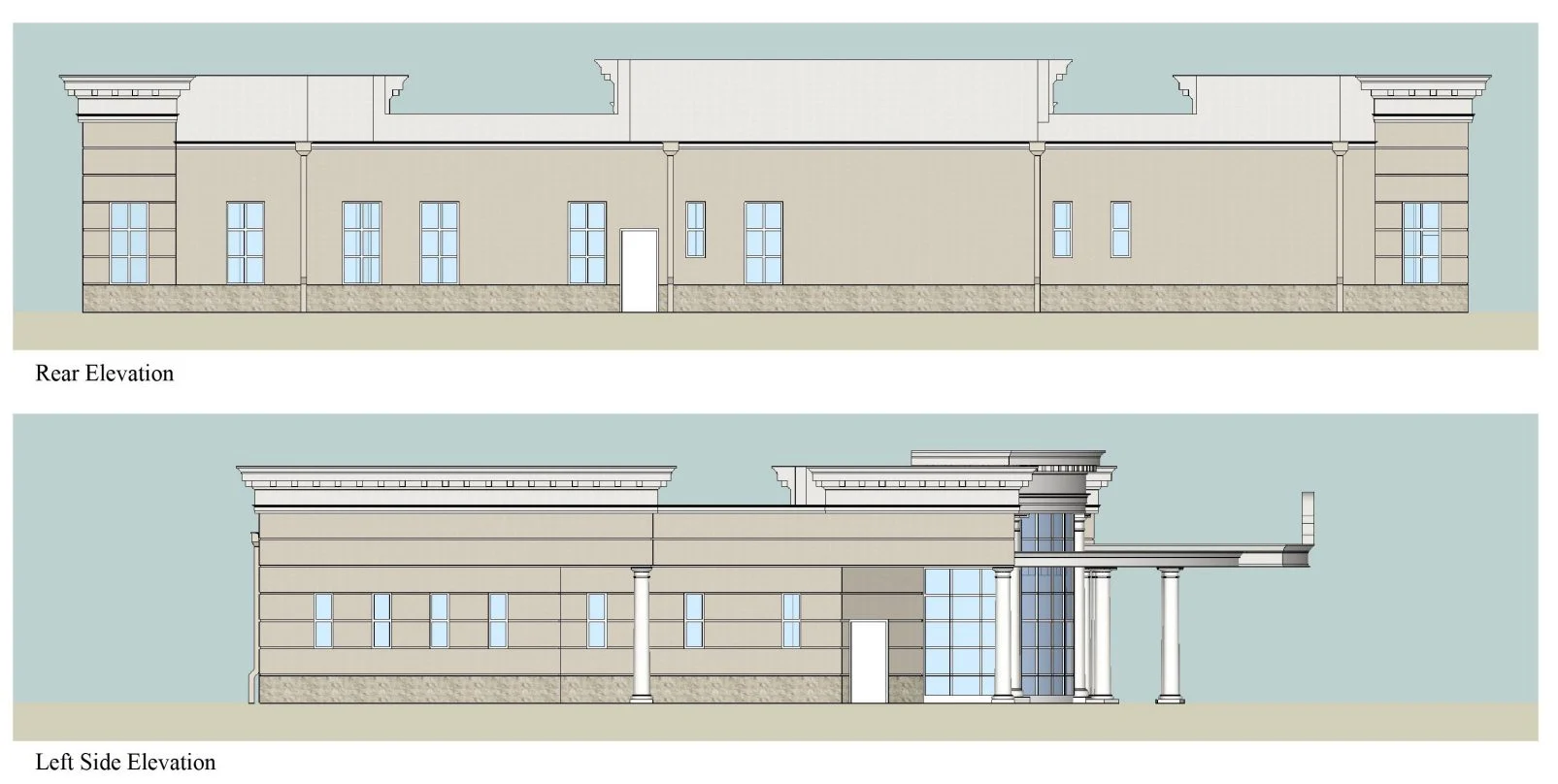 Medical Complex Floor Plan: 7134 Sq Ft Blueprint