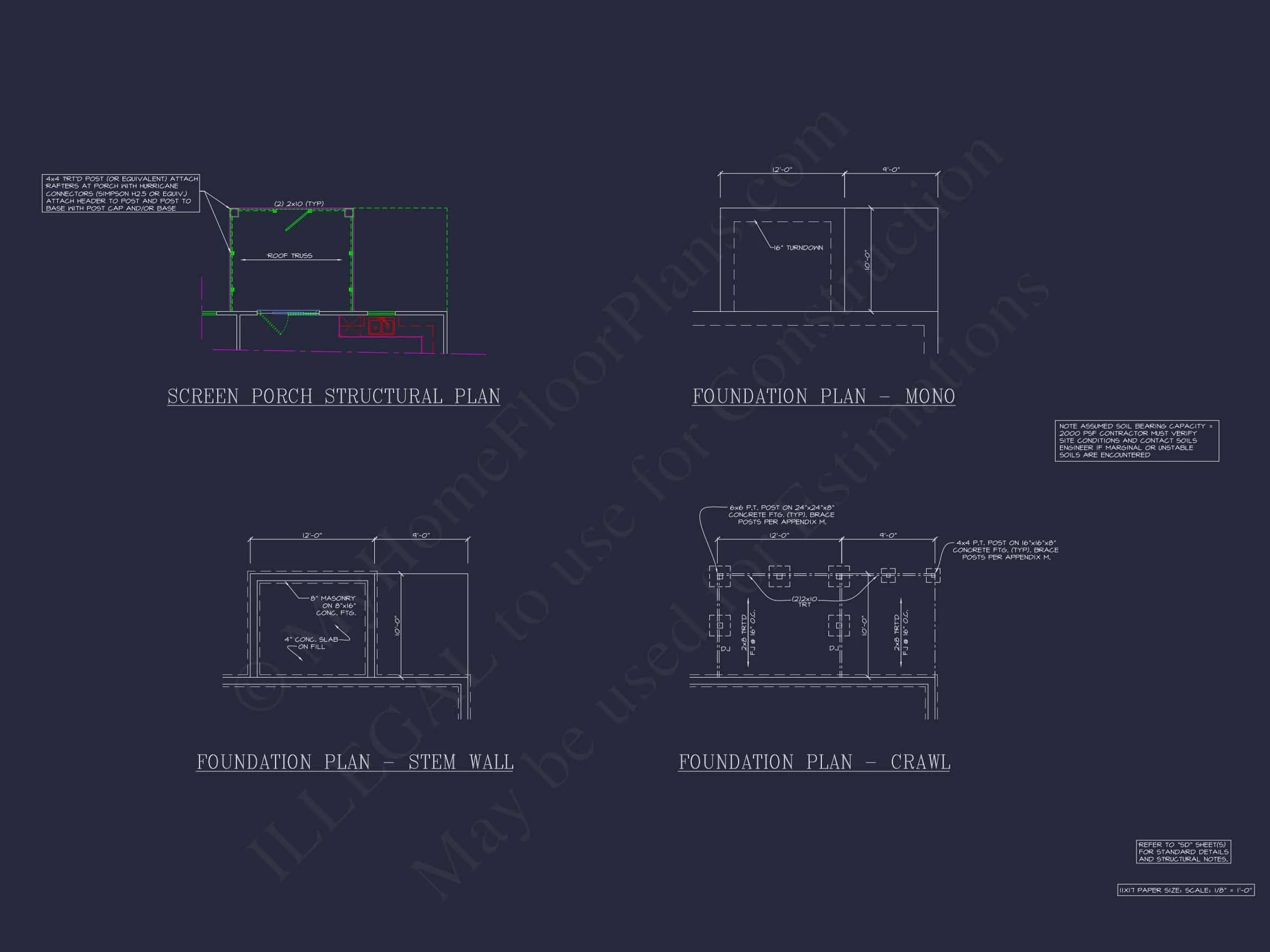 Traditional 2-Story house Floor Plan: 3-5 BR