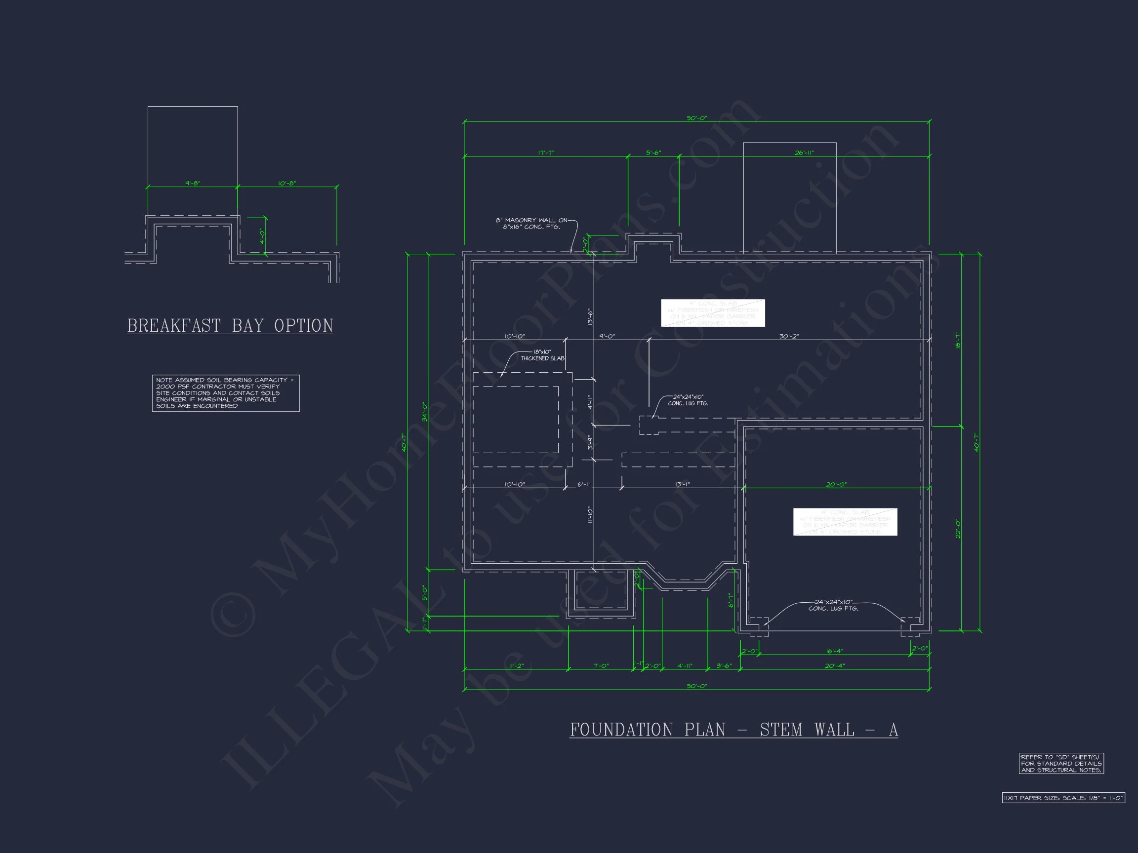 Traditional 2-Story house Floor Plan: 3-5 BR