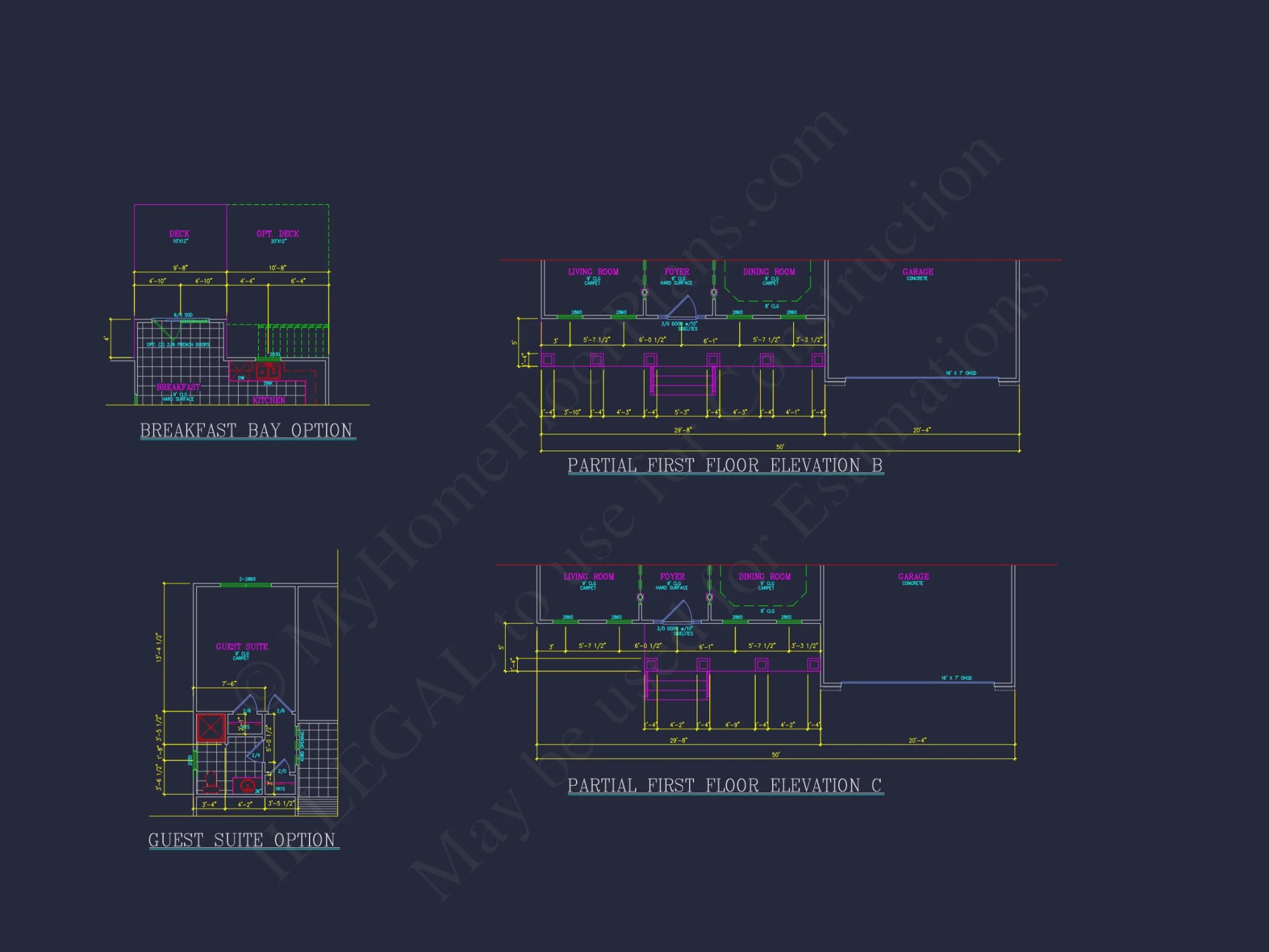 Traditional 2-Story house Floor Plan: 3-5 BR
