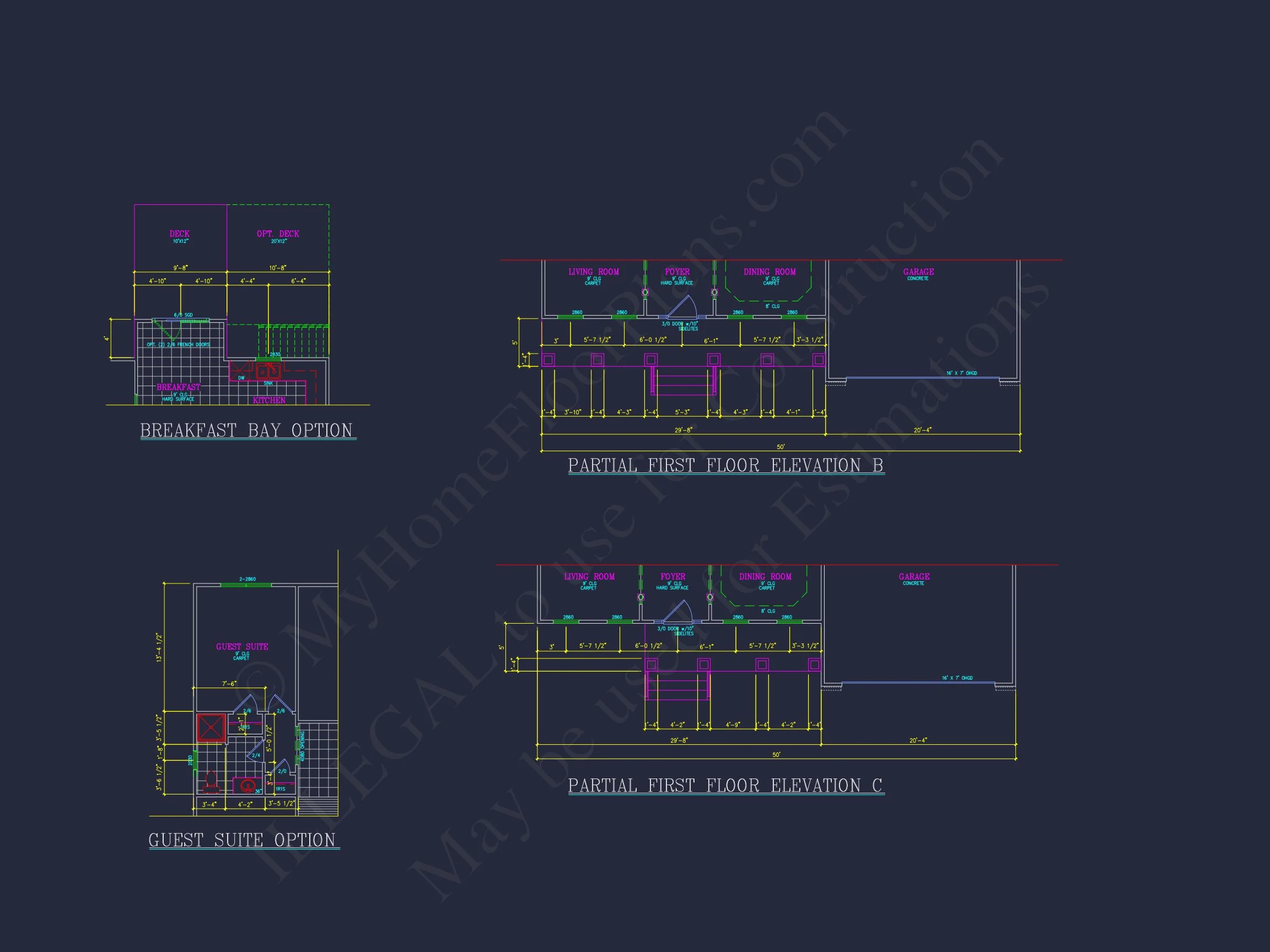 Traditional 2-Story house Floor Plan: 3-5 BR