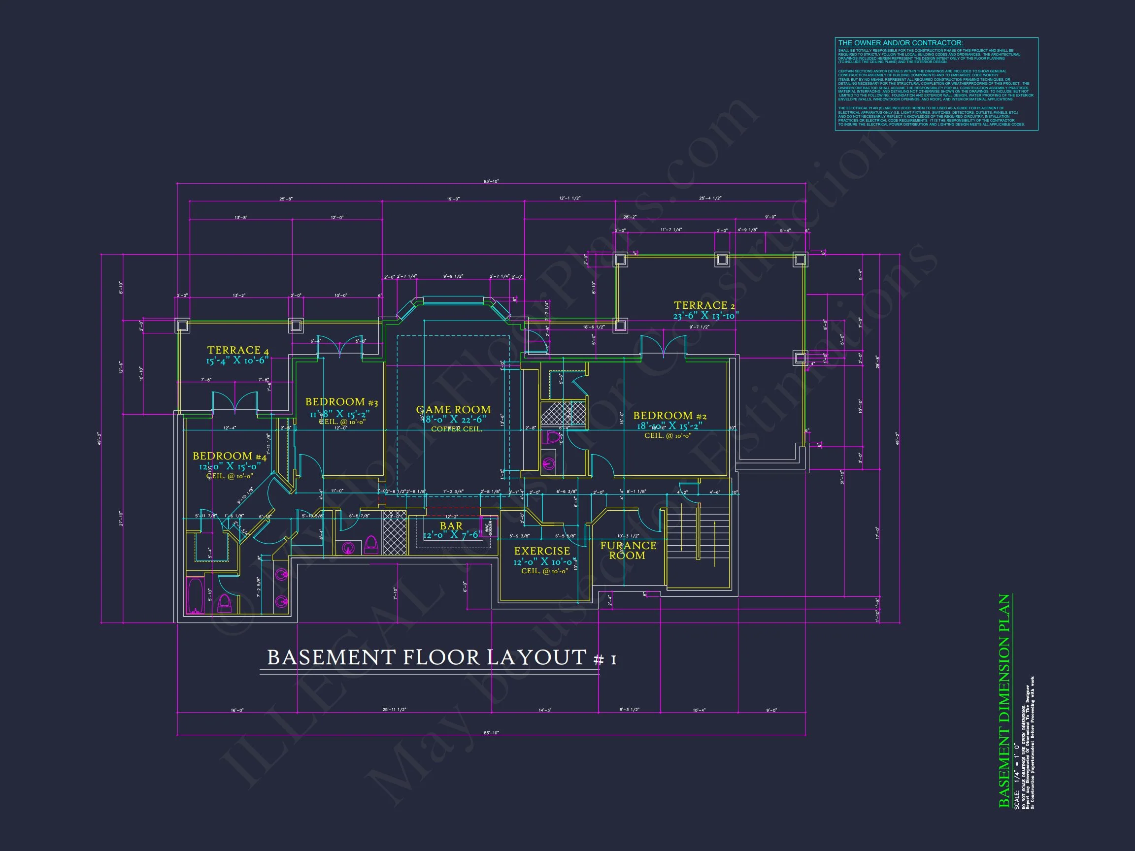 9-1811 HOUSE PLAN - Luxury House Plan with 2-Story Layout, 4 Bedrooms & CAD Designs 9 Luxury house Plan with 2-Story Layout, 4 Bedrooms & CAD Designs