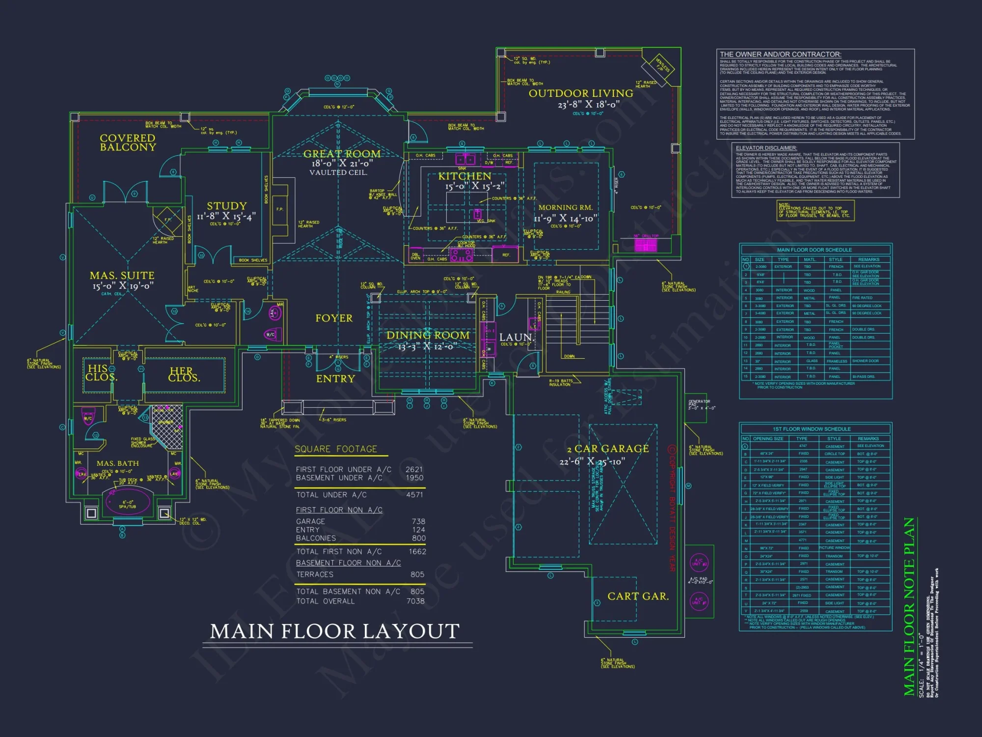 Luxury house Plan with 2-Story Layout, 4 Bedrooms & CAD Designs