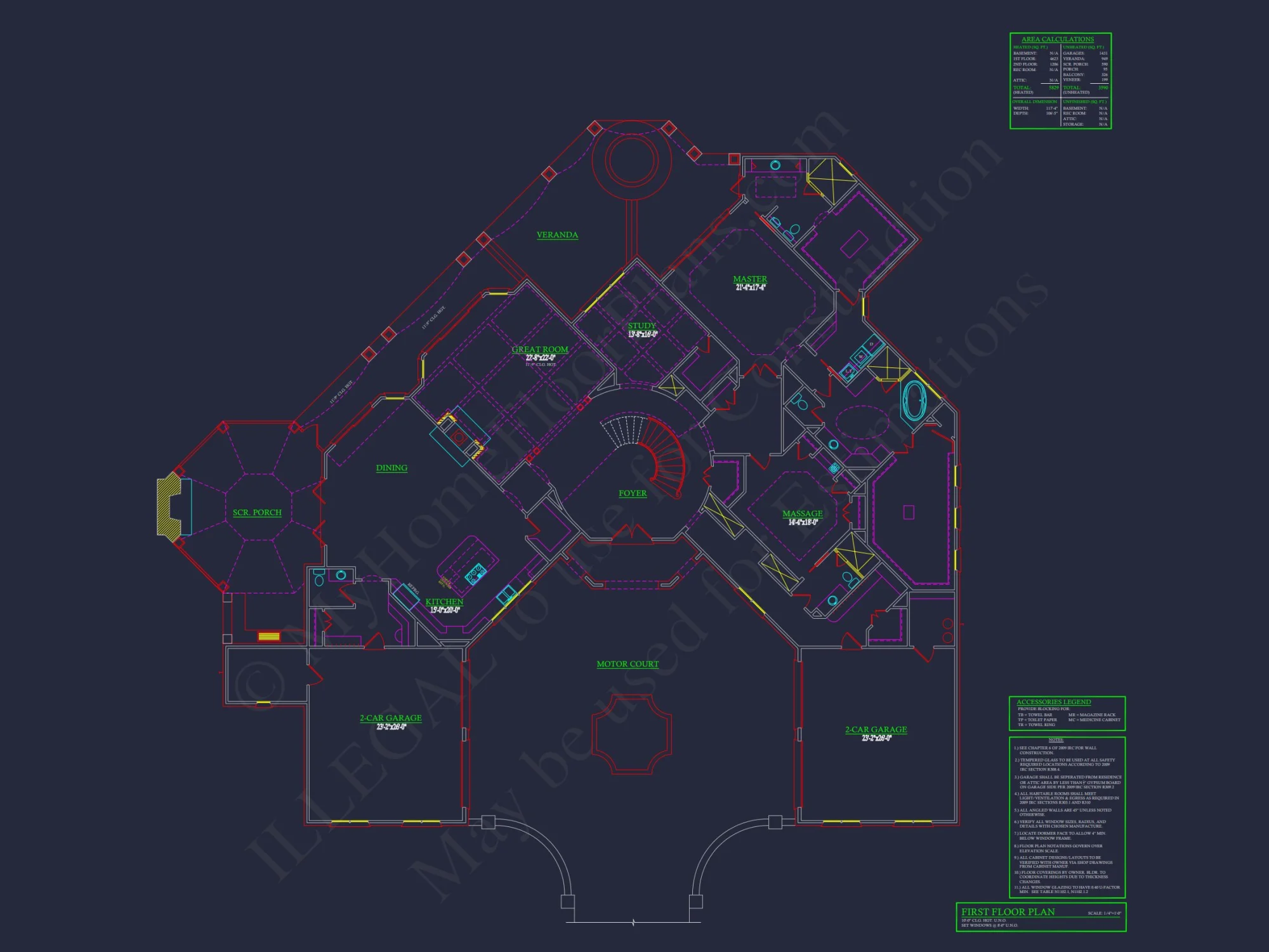 Elegant 2-Story house Plan with Detailed CAD Blueprint Designs