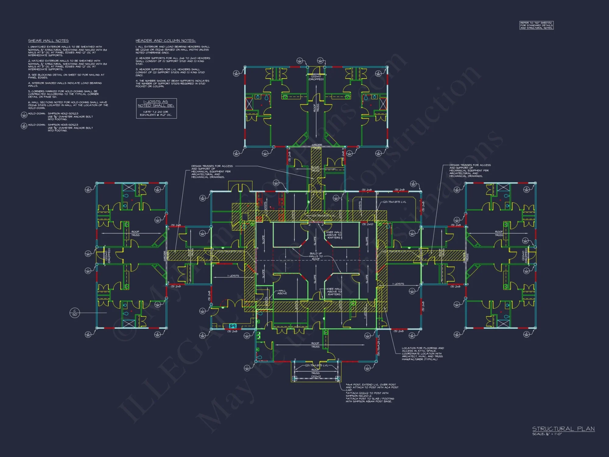 Institutional house Plan with CAD Blueprint - 11, 991 SF Design