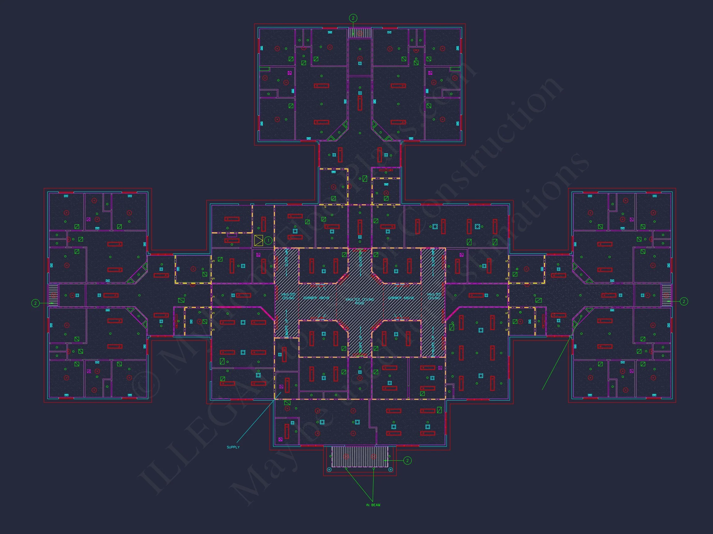 9-1589 BOARDING SCHOOL PLAN - Institutional House Plan with CAD Blueprint - 11, 991 SF Design 10 Institutional house Plan with CAD Blueprint - 11, 991 SF Design