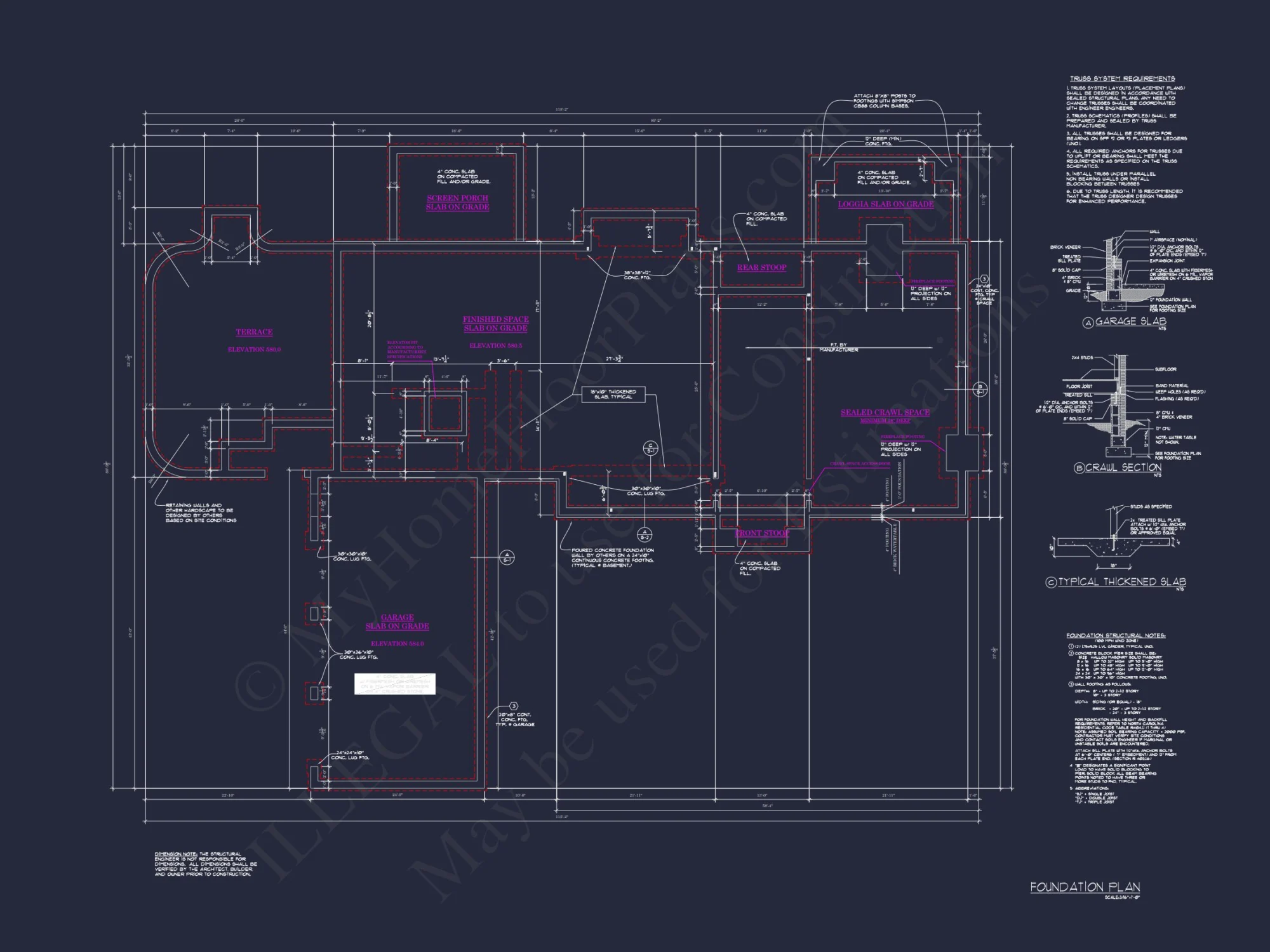 Stunning Georgian house Plan with 4 Beds, 7 Baths, and 3 Stories