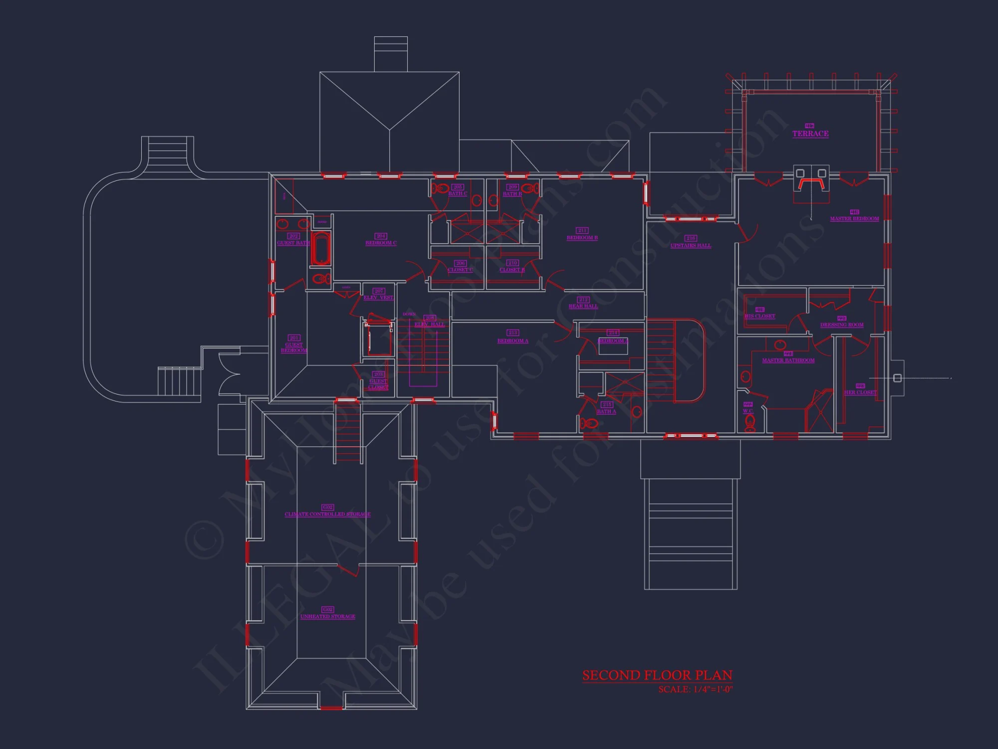 Stunning Georgian house Plan with 4 Beds, 7 Baths, and 3 Stories