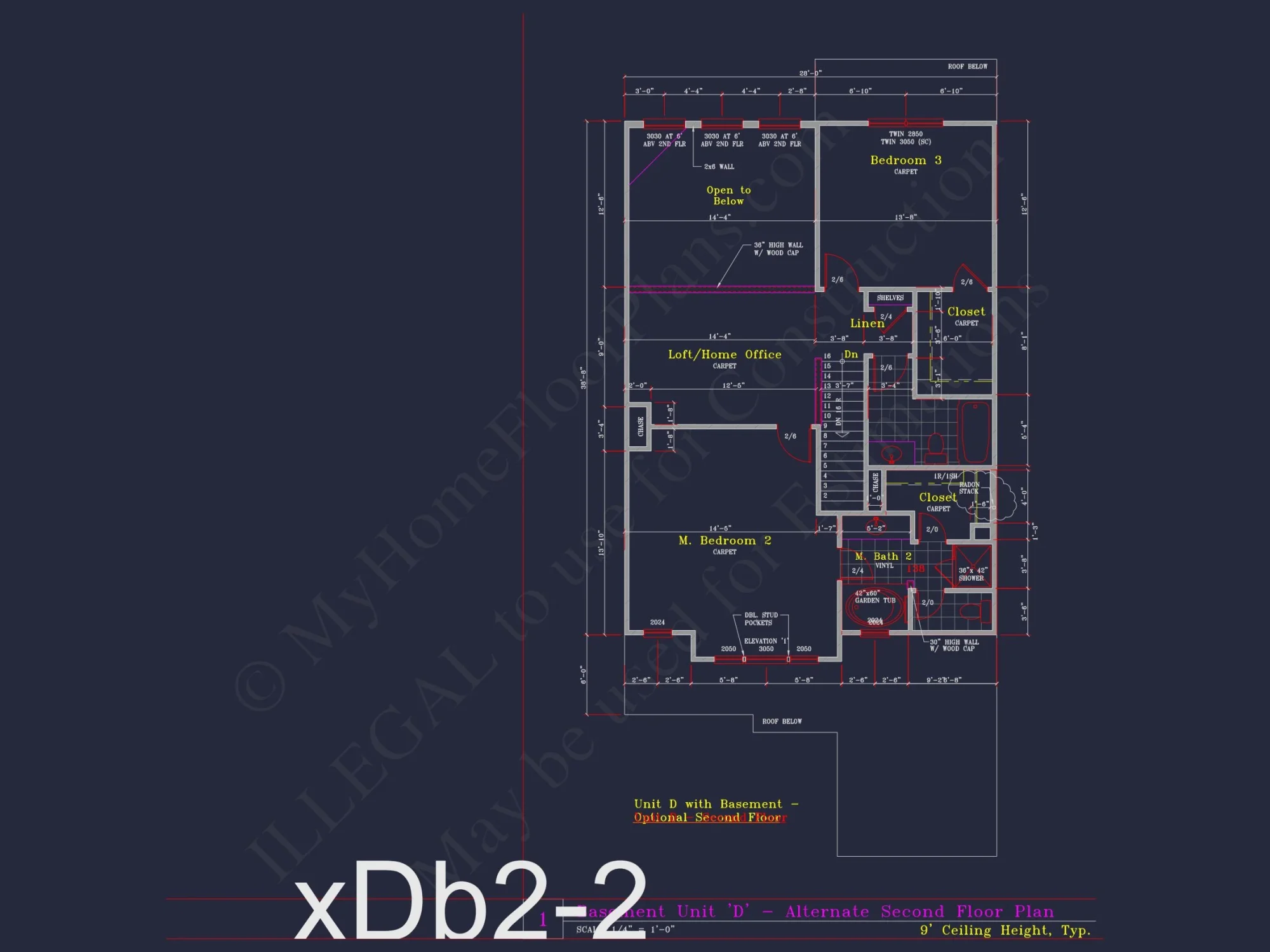 Spacious 6-Bedroom Townhome Plan