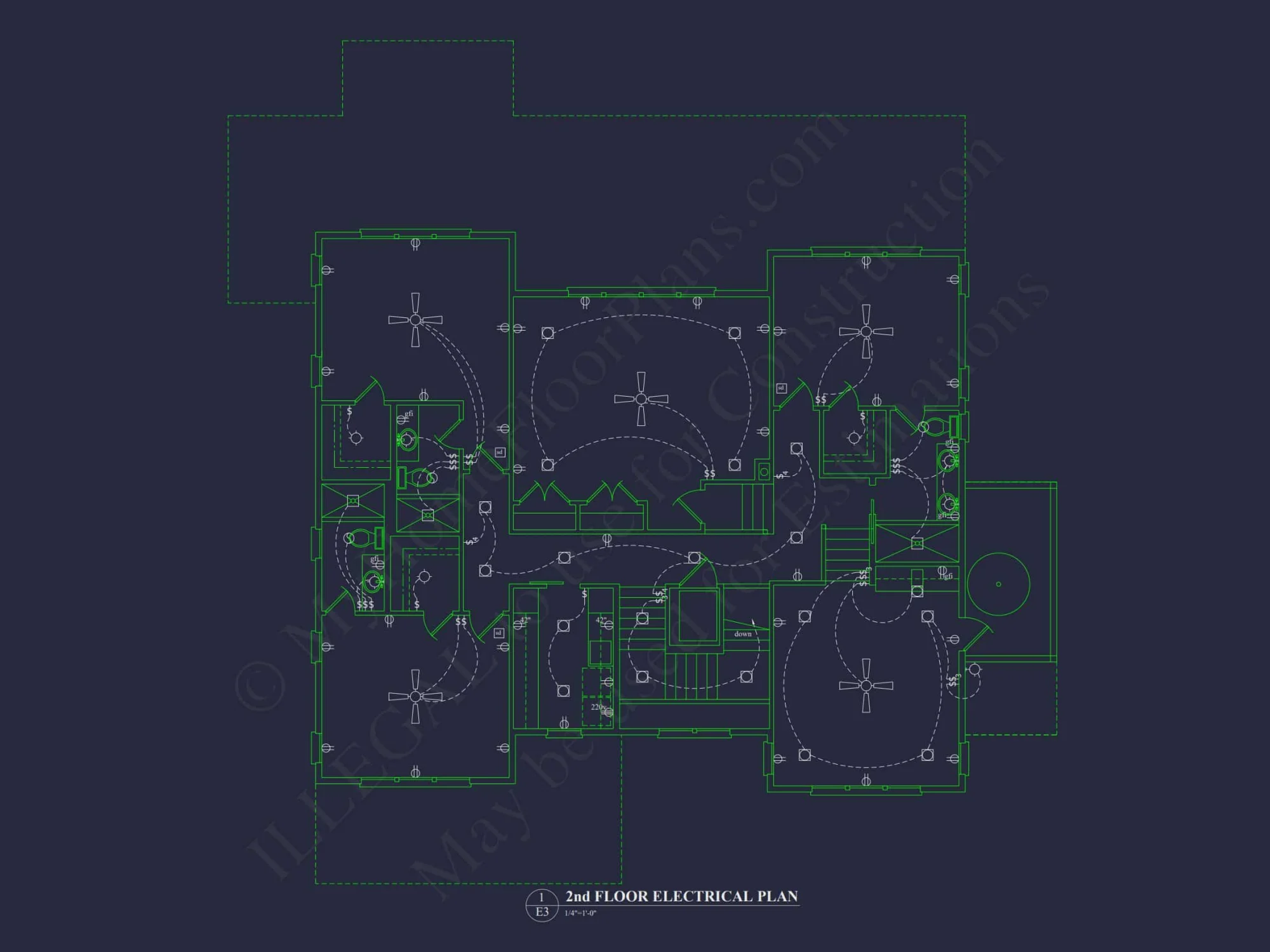 house Plan with Complete Floor Blueprint Designs