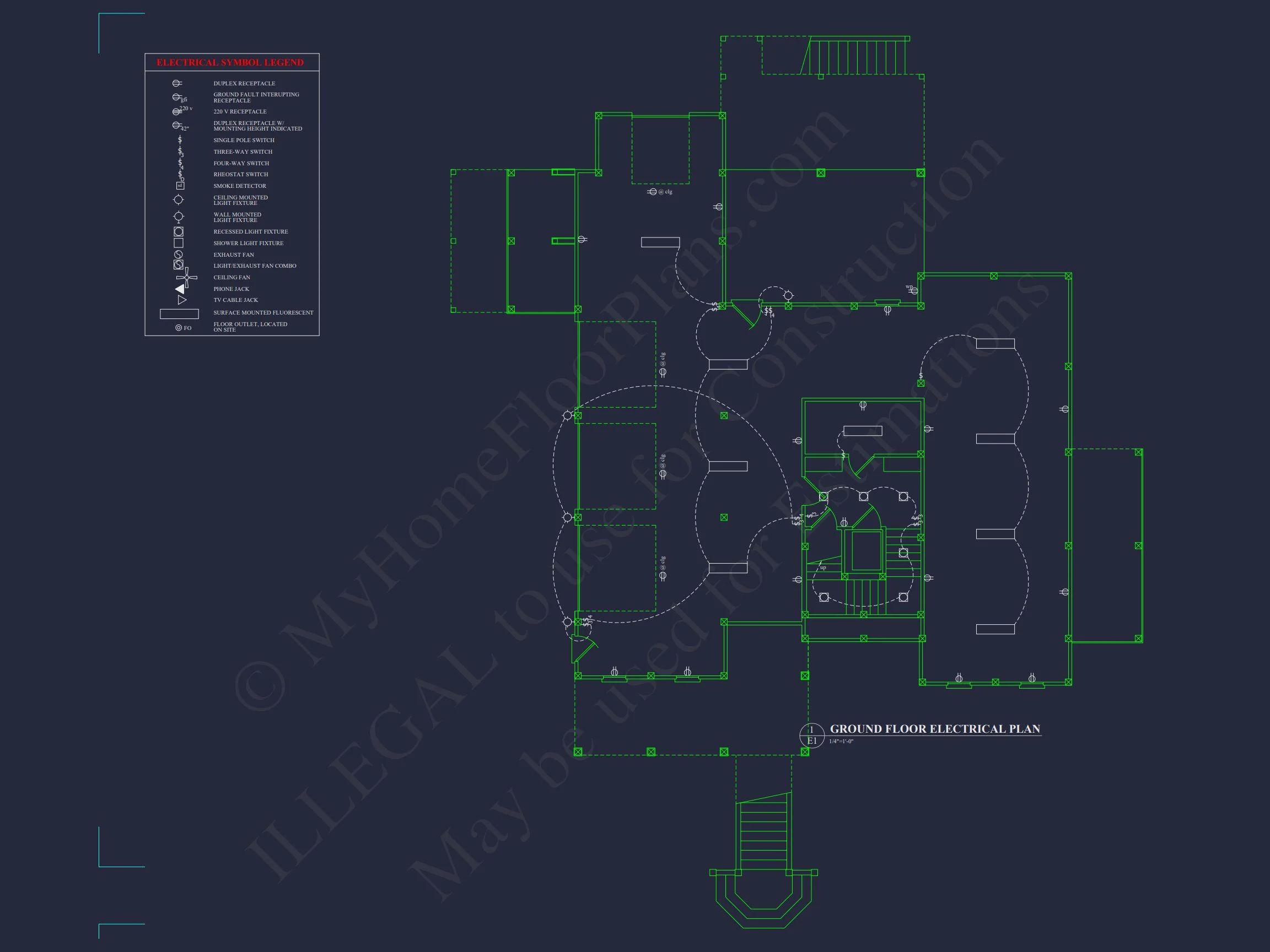 house Plan with Complete Floor Blueprint Designs