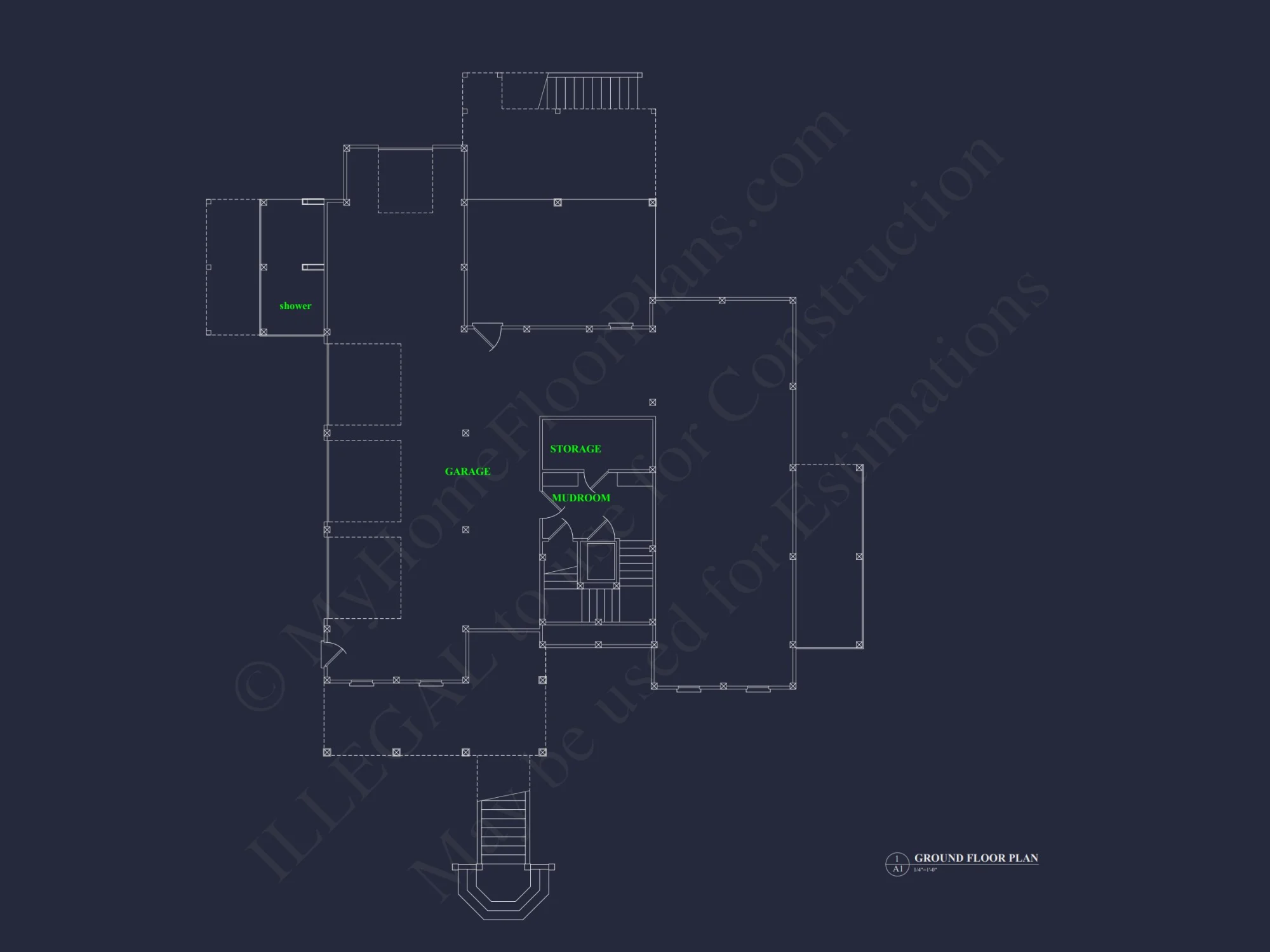 house Plan with Complete Floor Blueprint Designs