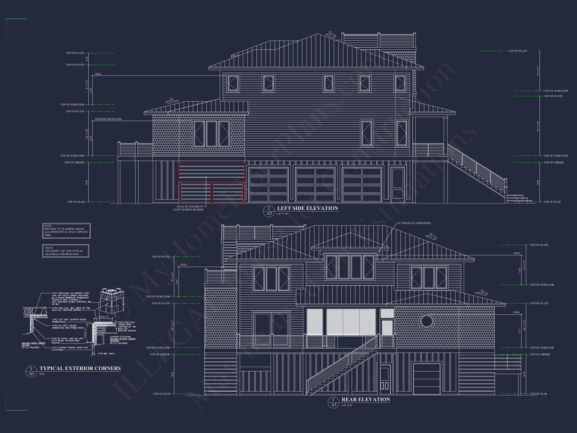 house Plan with Complete Floor Blueprint Designs