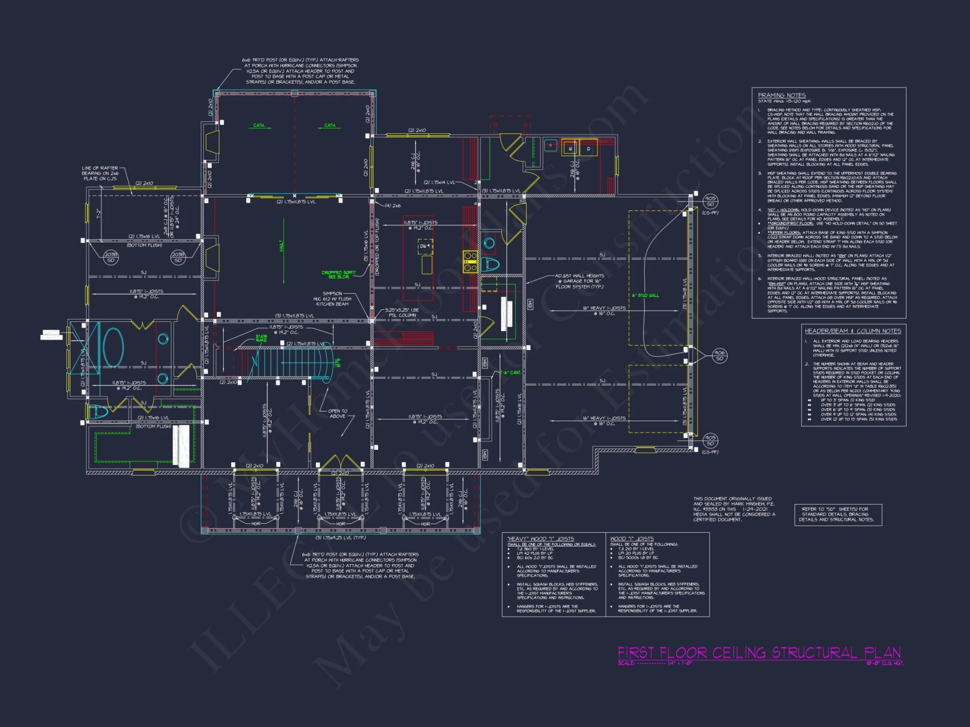Traditional house Plan with 4 Bedrooms, CAD Blueprint Designs