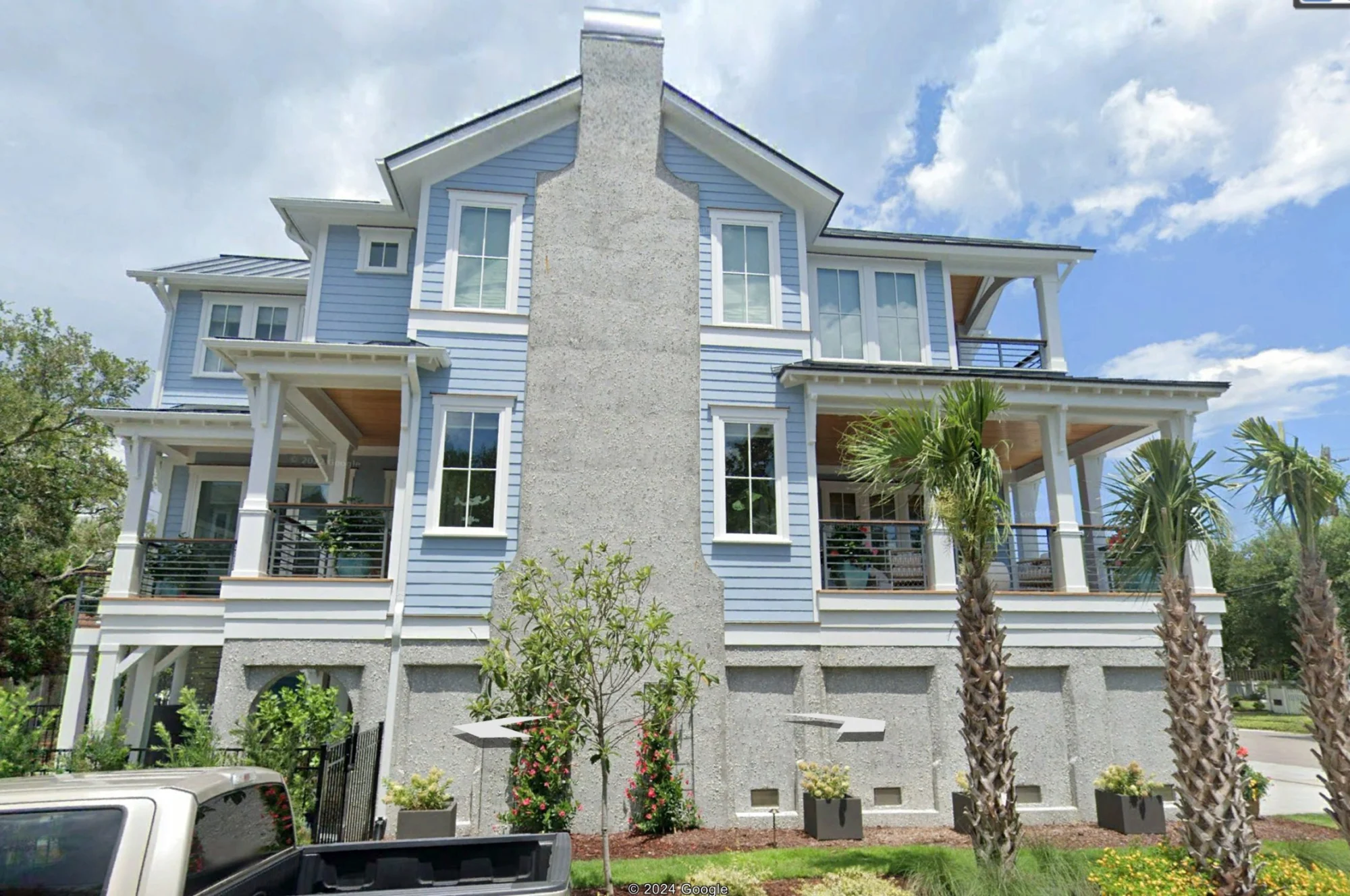 Elegant house Floor Plan: Coastal Blueprint with Architectural Designs