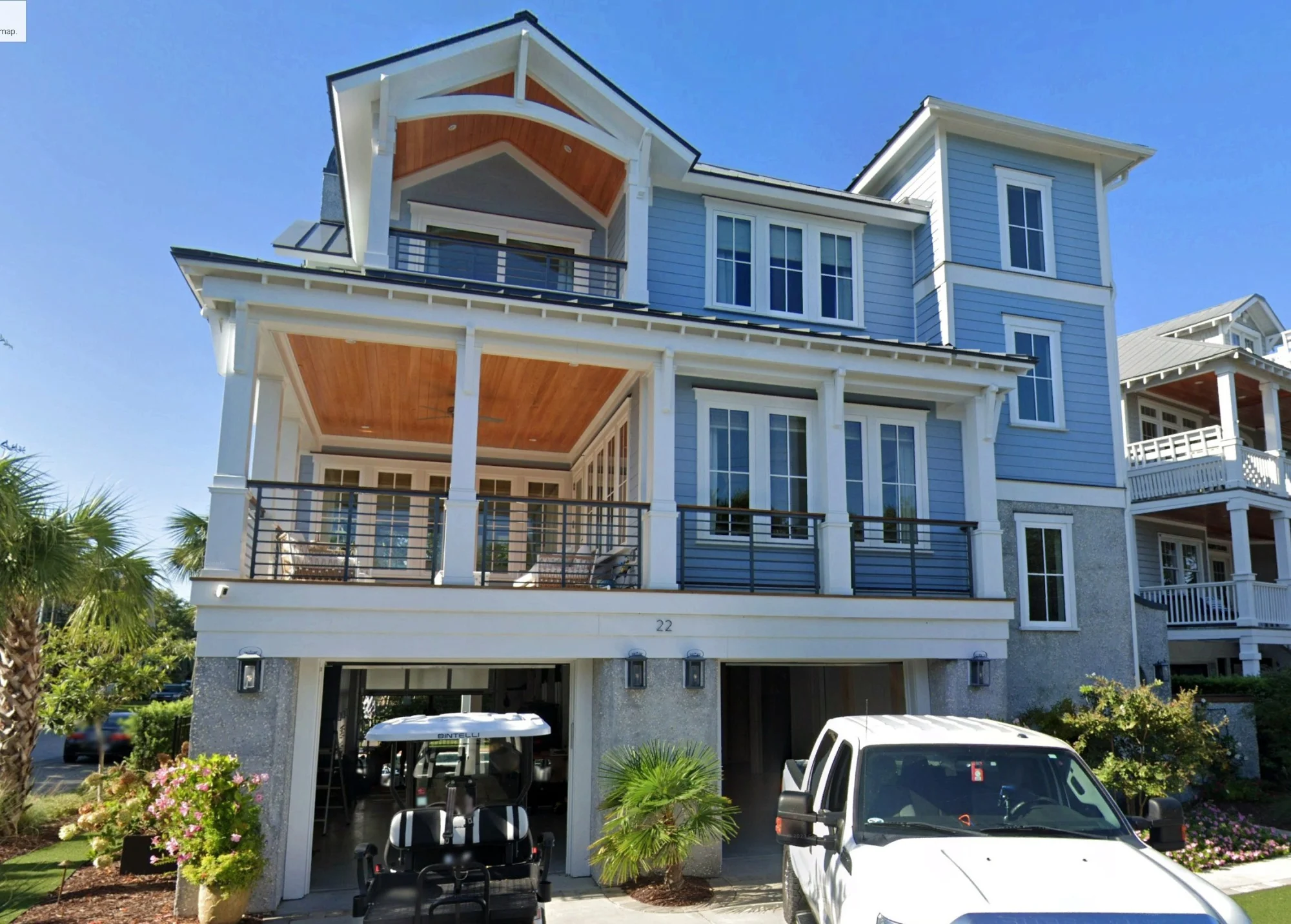 Elegant house Floor Plan: Coastal Blueprint with Architectural Designs