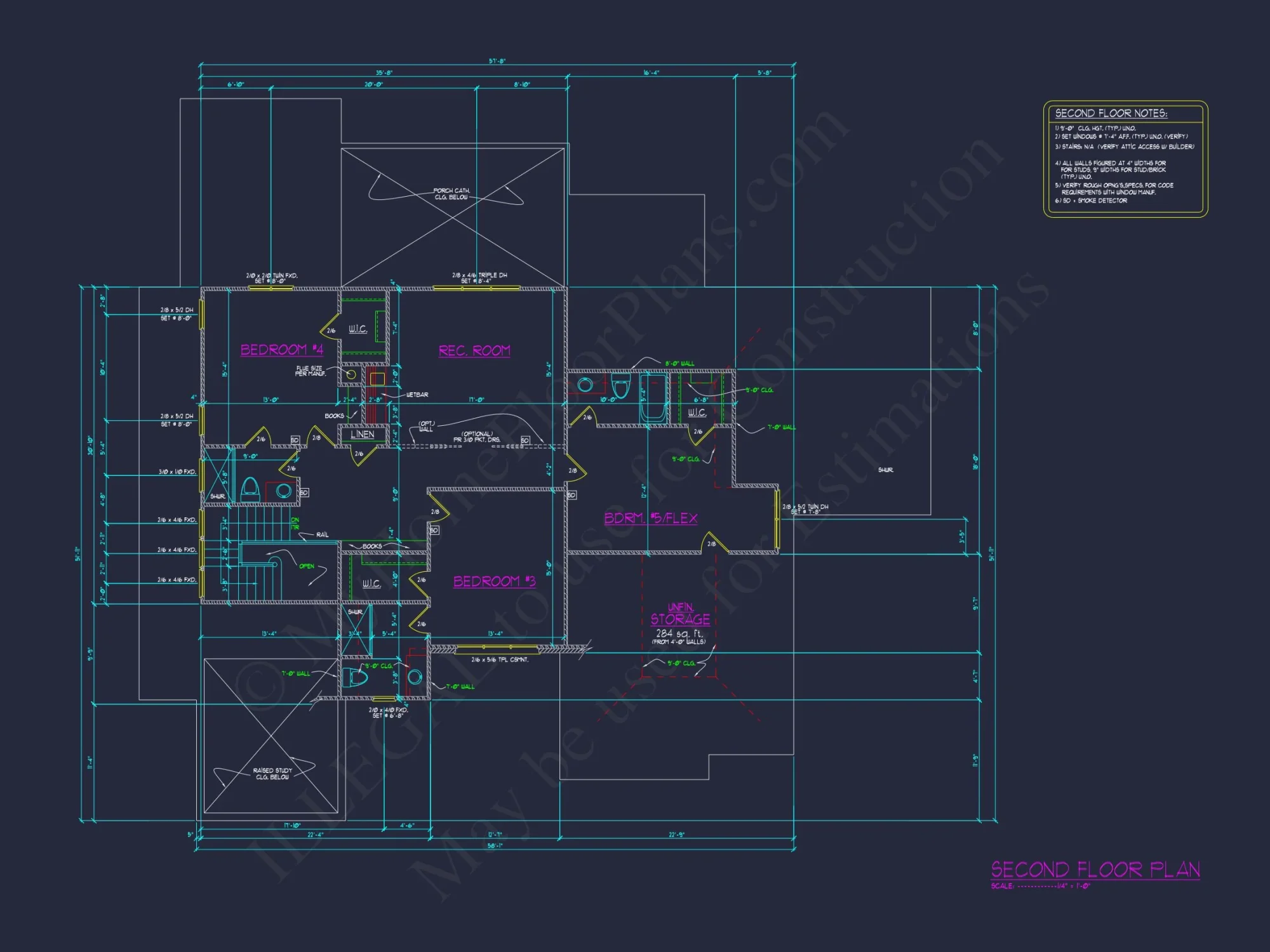 Modern house Plan with 5 Bedrooms, CAD Designs, and Open Layout
