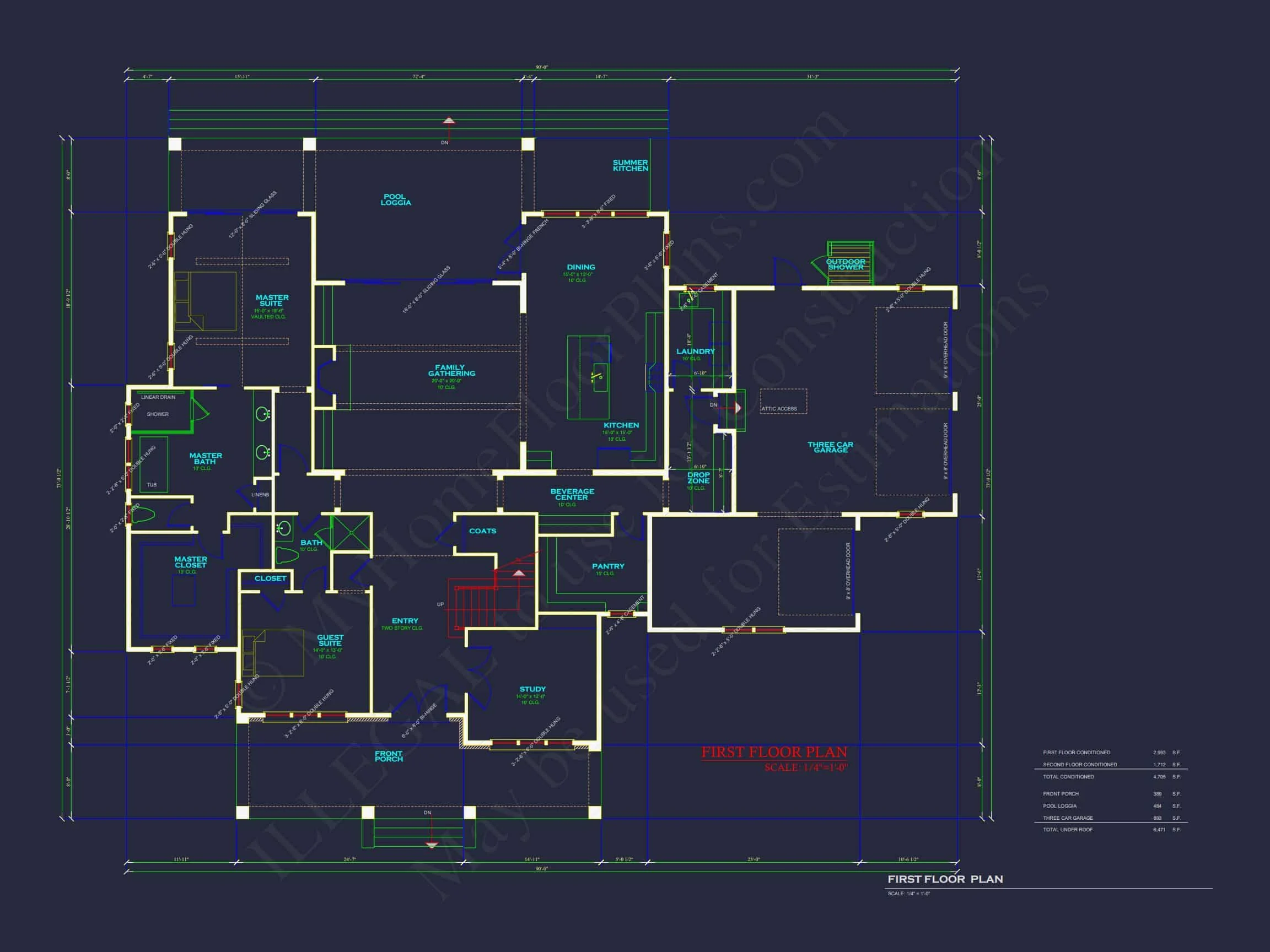 Modern house Plan with Spacious Floor Plans and Architectural Designs