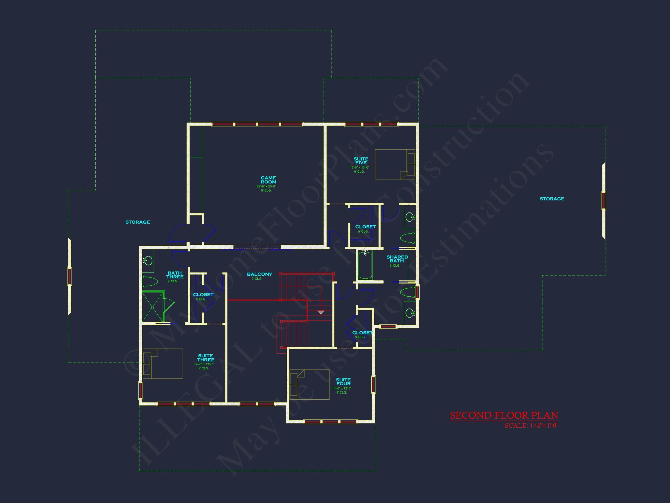 Modern house Plan with Spacious Floor Plans and Architectural Designs