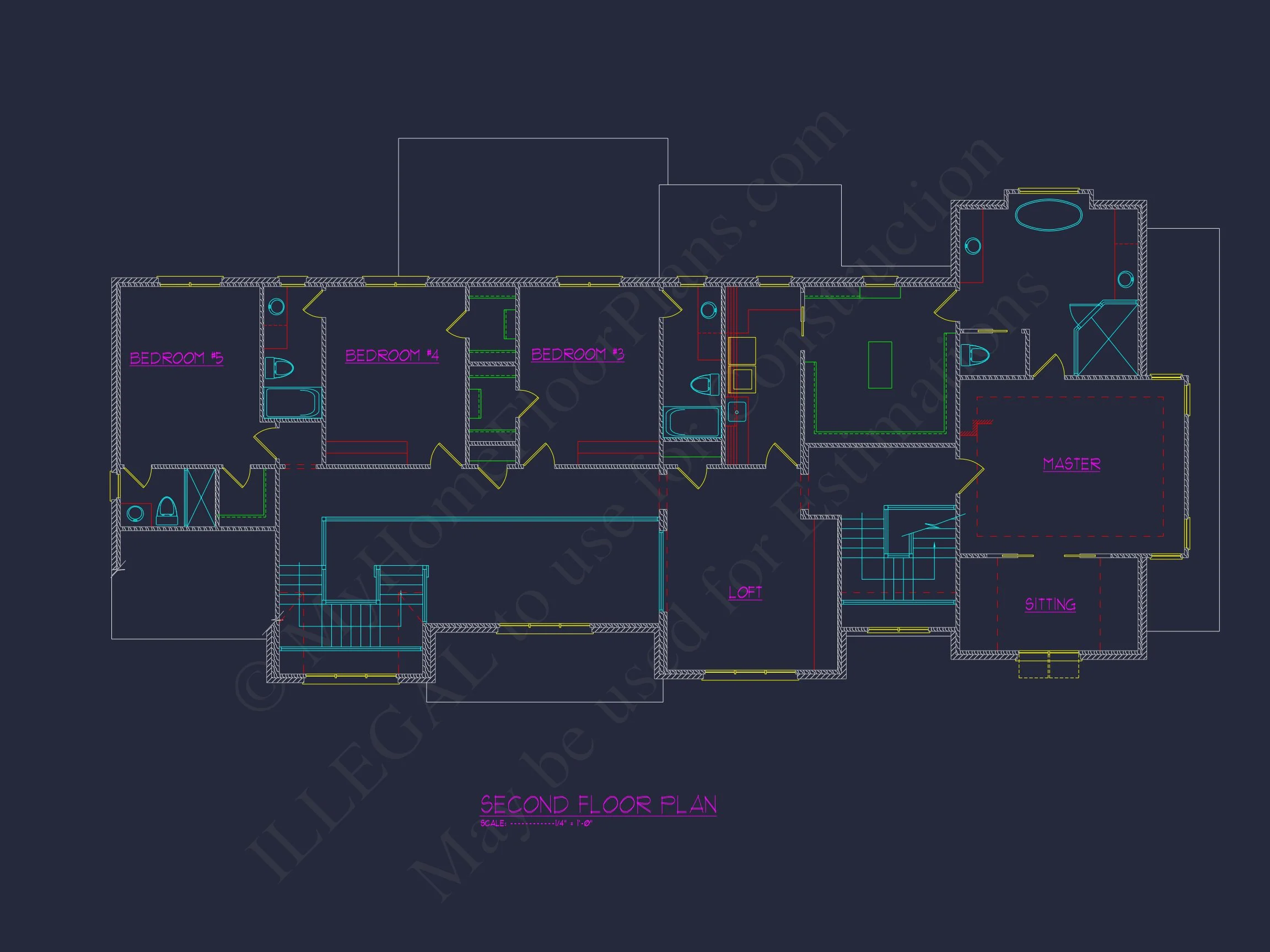 20-2021 HOUSE PLAN - Modern House Plan | Architectural Blueprint with CAD Designs 10 Modern house Plan