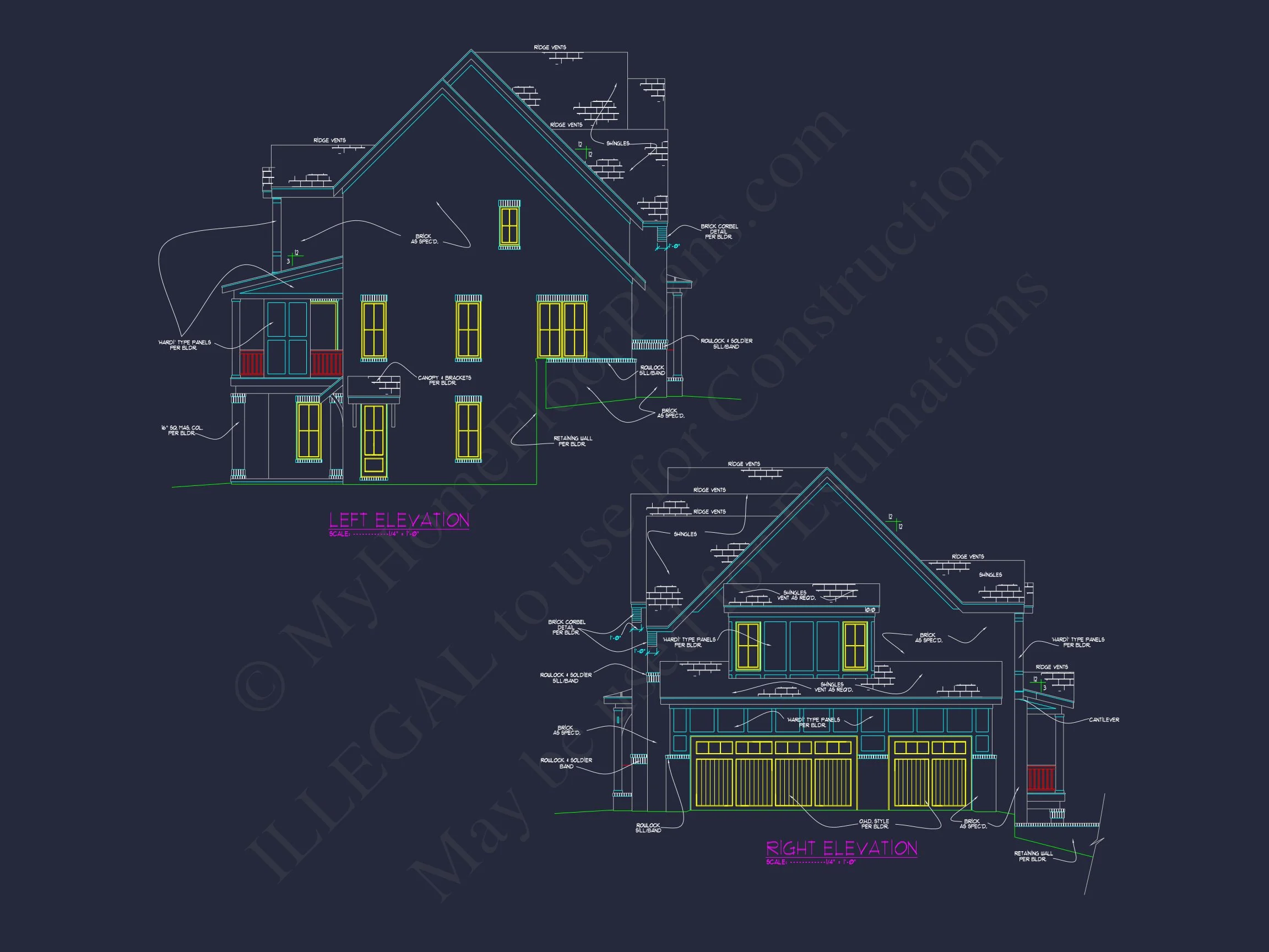 20-2021 HOUSE PLAN - Modern House Plan | Architectural Blueprint with CAD Designs 7 Architectural Blueprint with CAD Designs