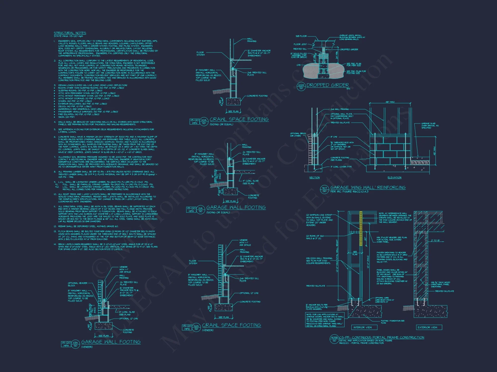 Modern house Floor Plan Blueprint: CAD Architecture Designs