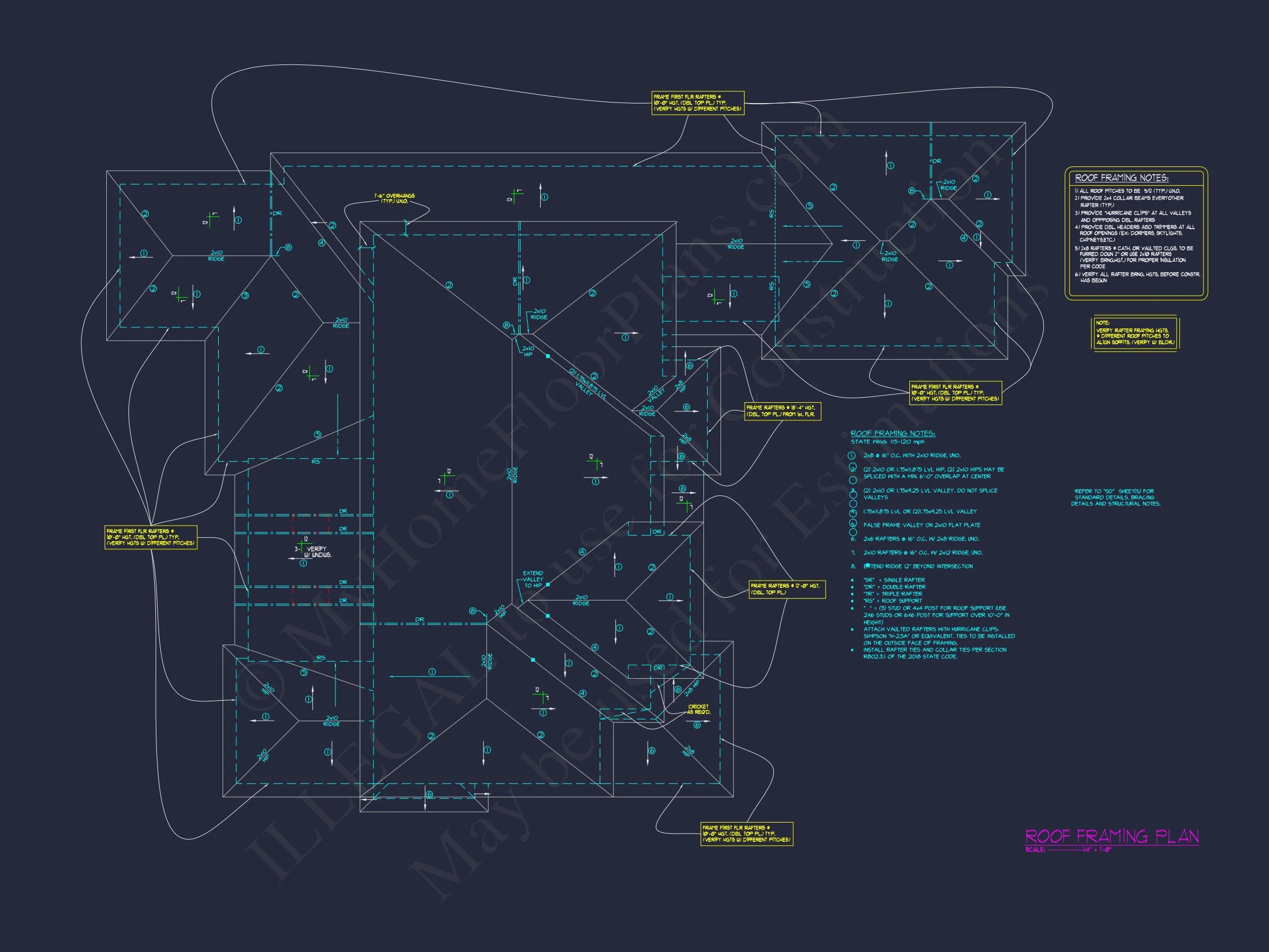 20-1996 HOUSE PLAN - Modern House Floor Plan Blueprint: CAD Architecture Designs 17 Modern house Floor Plan Blueprint: CAD Architecture Designs